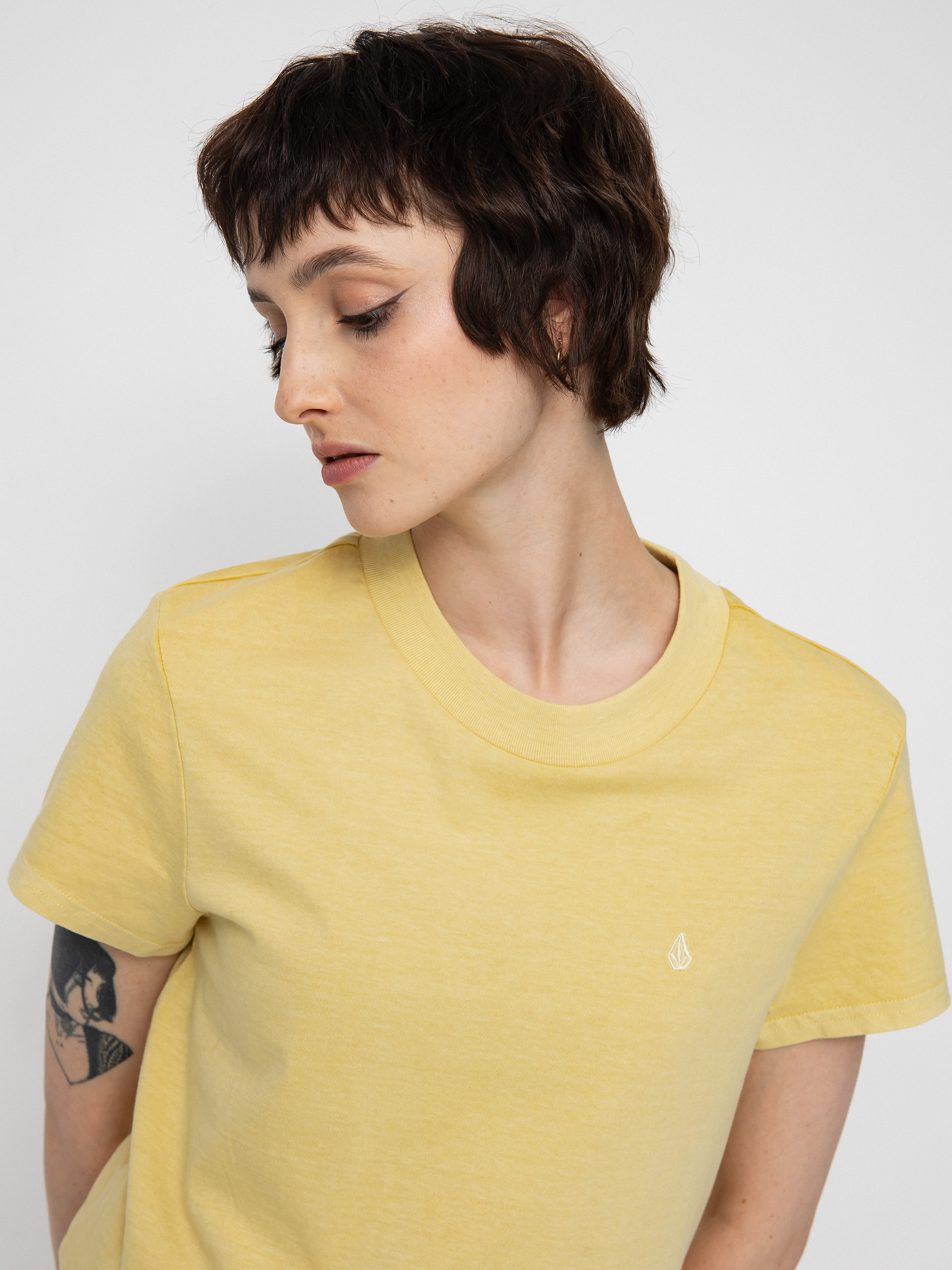 Volcom Тениска Solid Stone Emb Wmn (wheat)