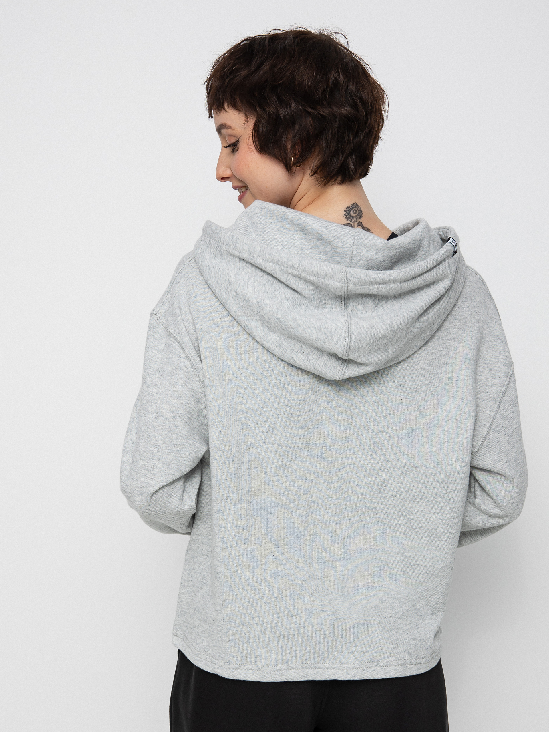 Salty Crew Суитшърт с качулка Sand Set Crop Wmn (athletic heather)