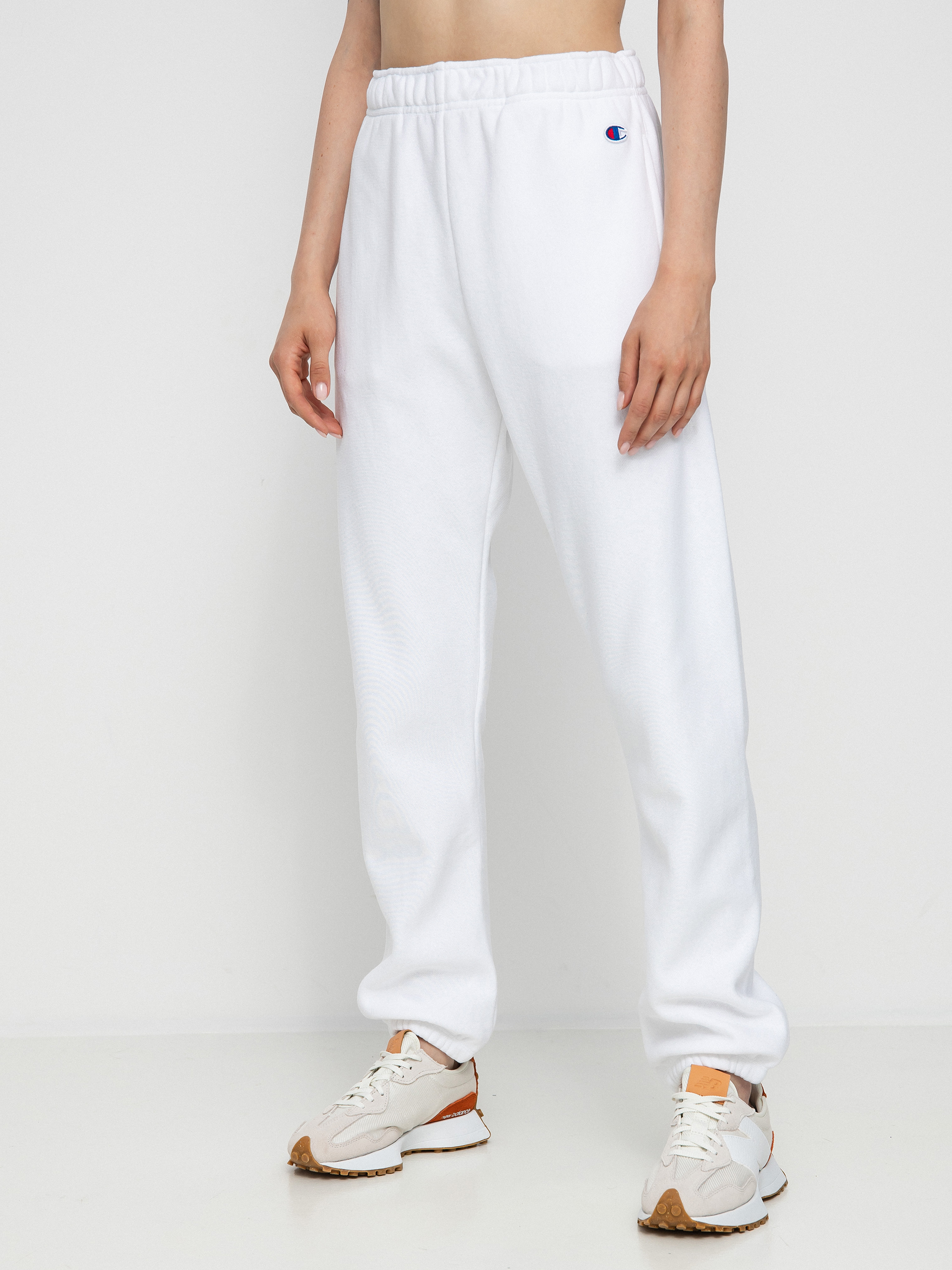 Champion u041fu0430u043du0442u0430u043bu043eu043du0438 Elastic Cuff Pants 115098 Wmn (wht)