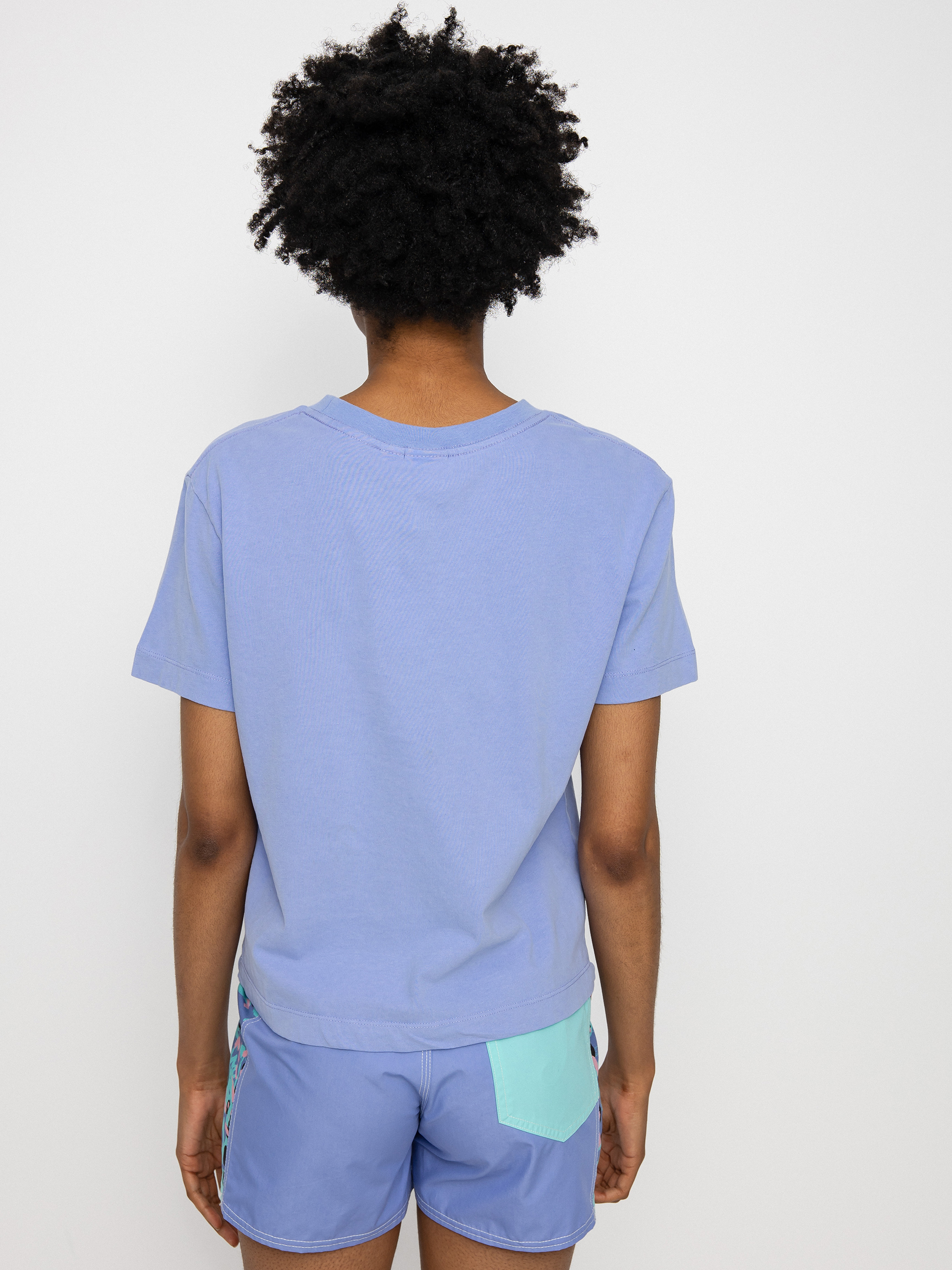 Quiksilver Тениска X Stranger Things 86 Crop Wmn (jacaranda)