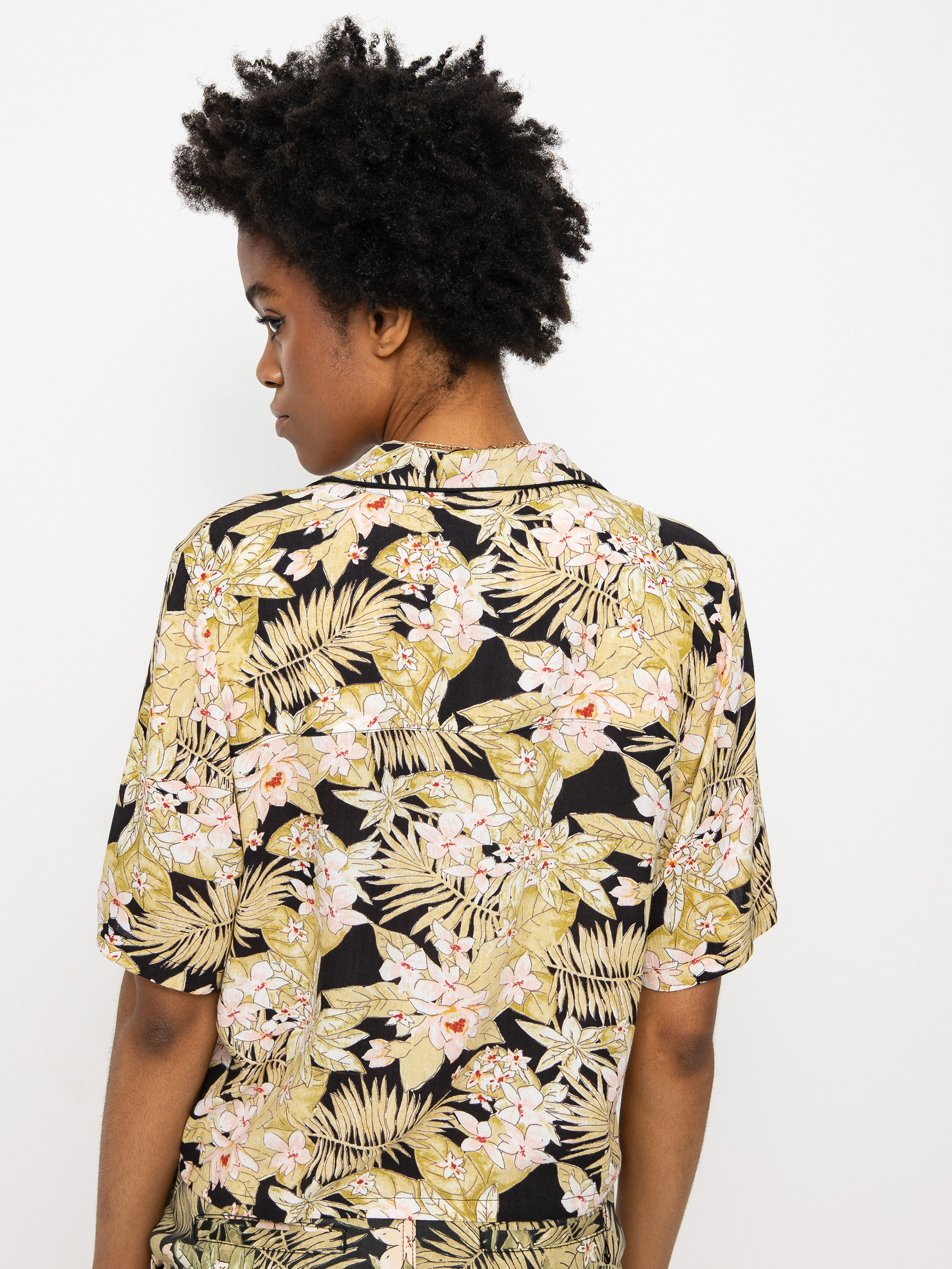 Volcom Риза Static Bloom Top Wmn (black combo)