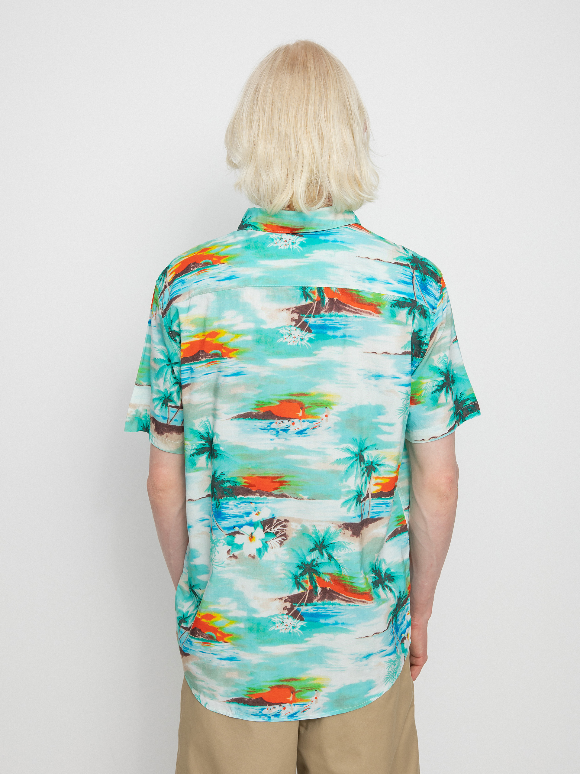 RVCA Риза Paradiso (teal)