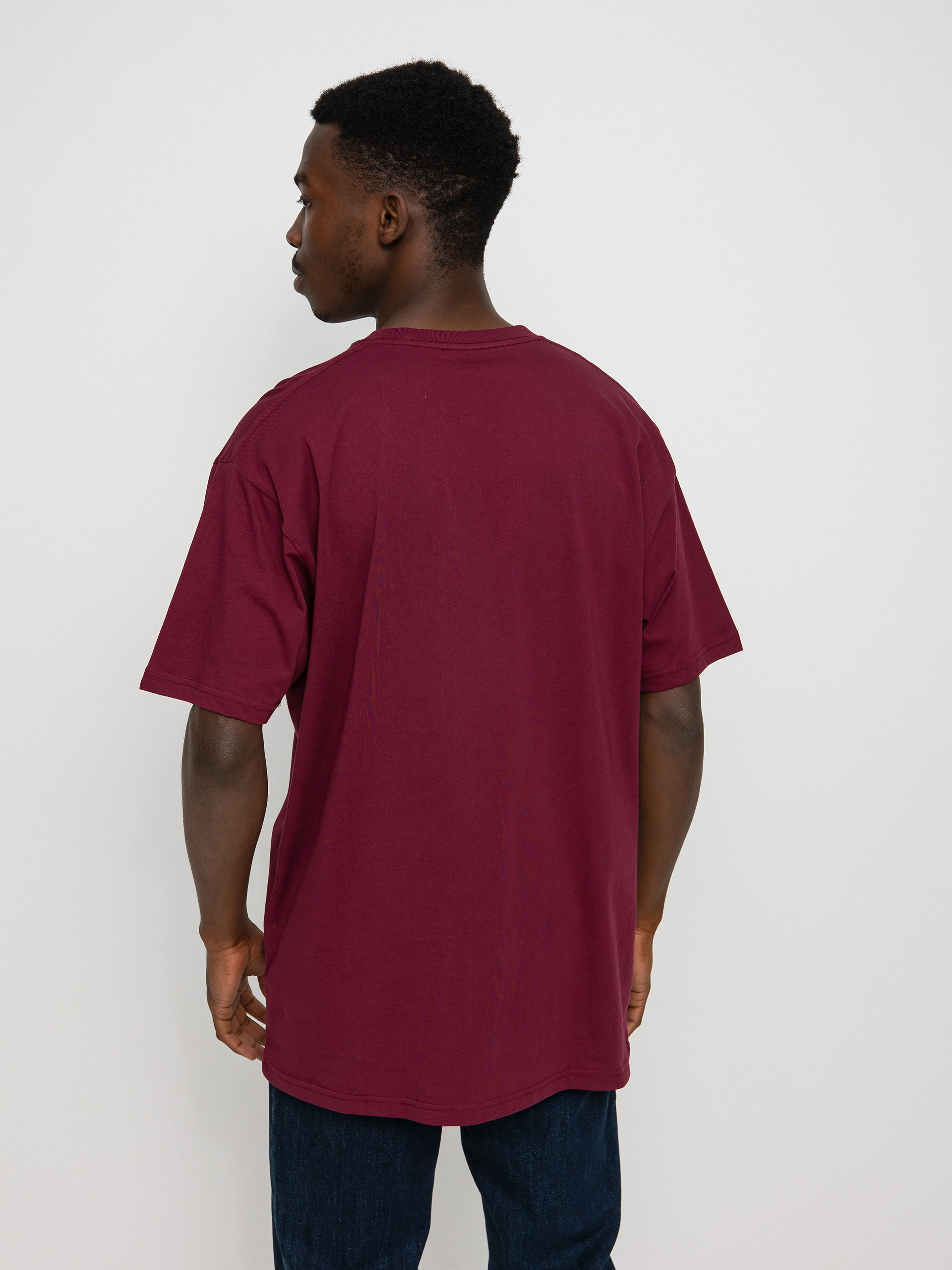 Vans Тениска Left Chest Logo (burgundy)
