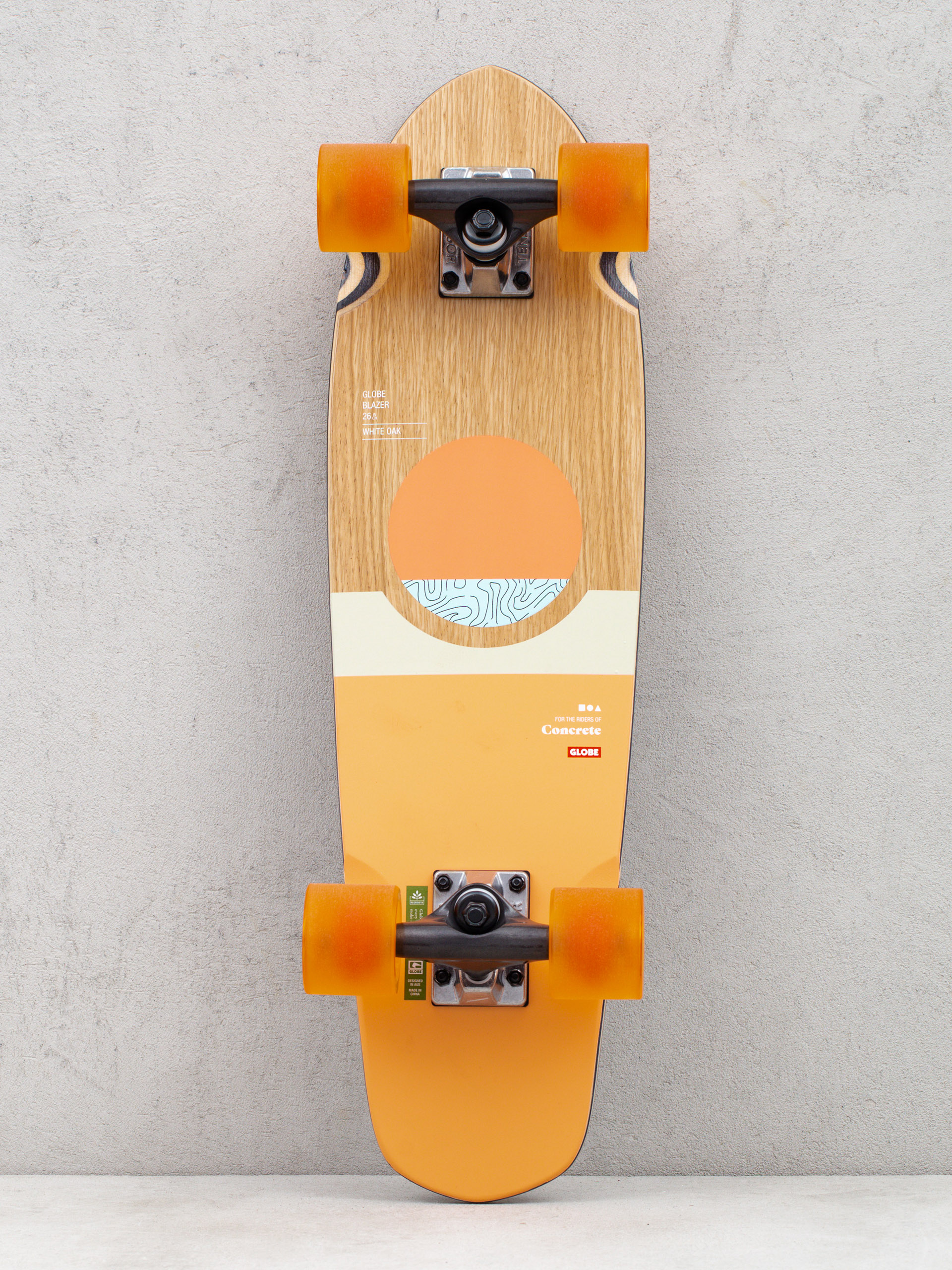 Крузер Globe Blazer (white oak/concrete)