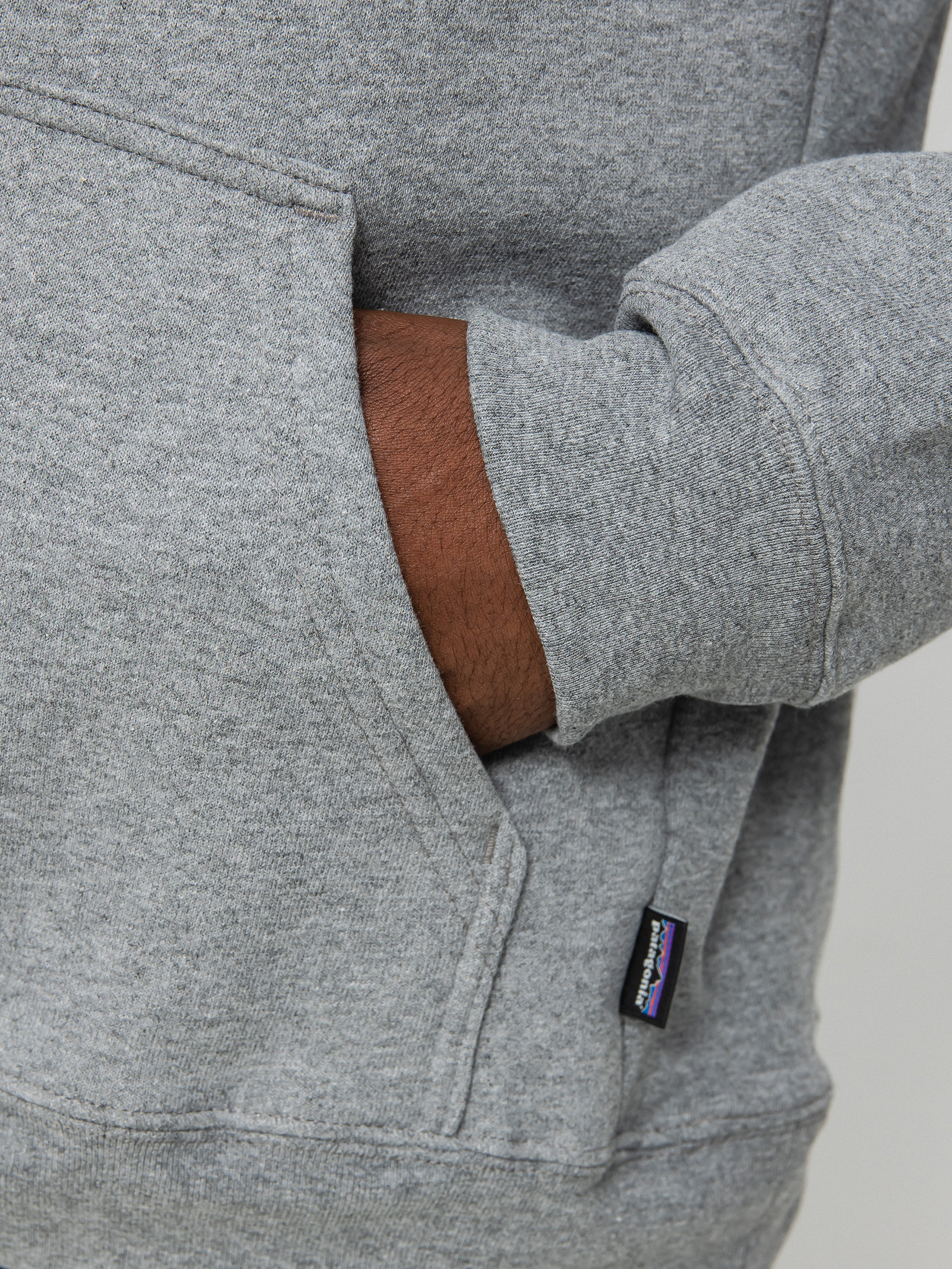 Суитшърт с качулка Patagonia Label Uprisal HD (gravel heather)