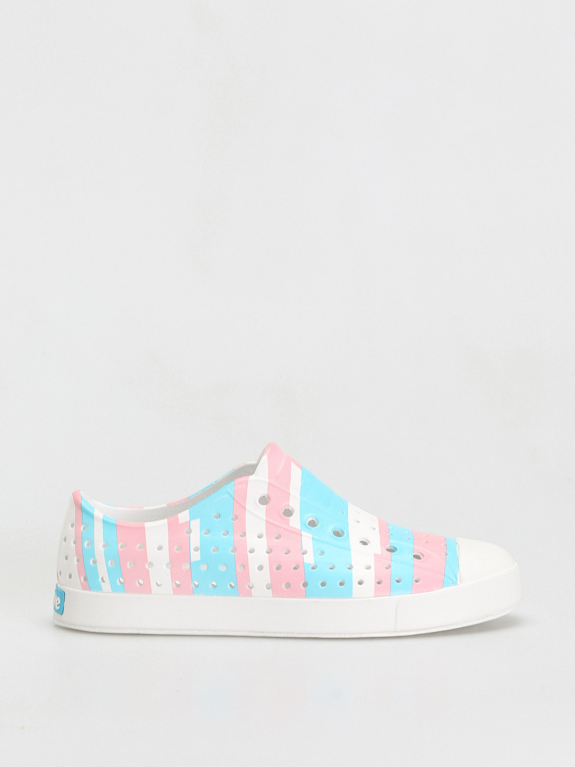 Native Обувки Jefferson Print (shell white/shell white/pastel multi stripe)