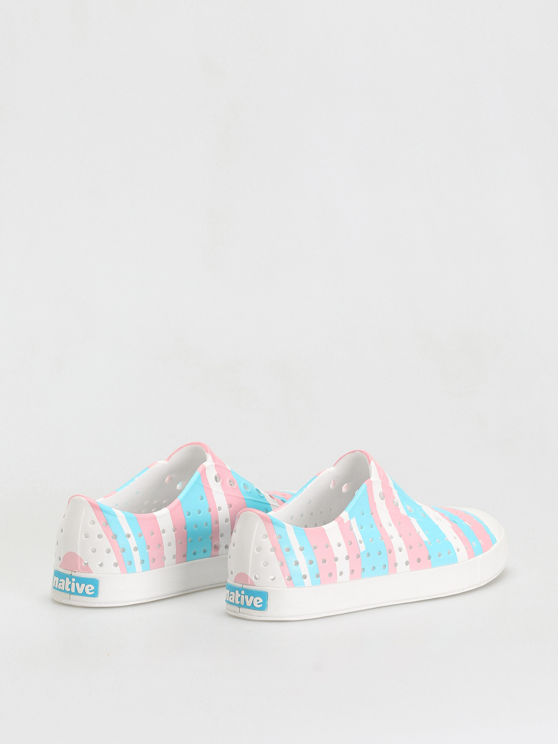 Native Обувки Jefferson Print (shell white/shell white/pastel multi stripe)