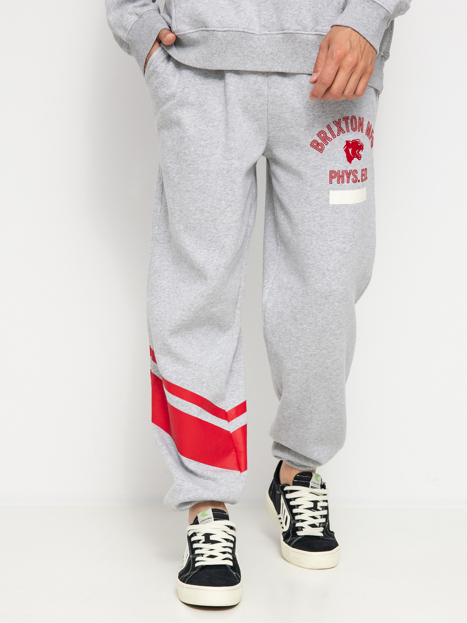 Brixton Панталони Phys. Ed. Sweatpant (heather grey)