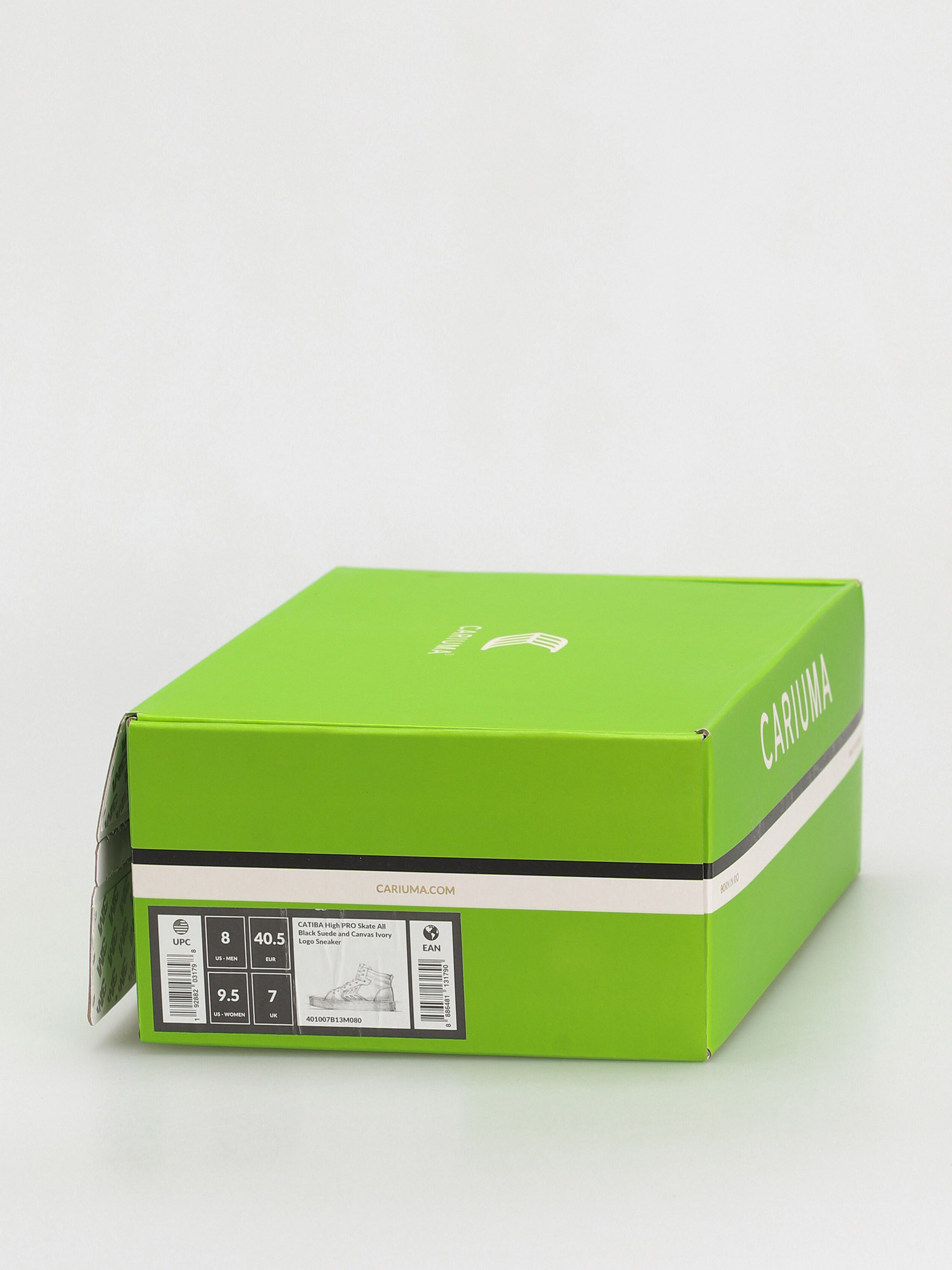 Обувки Cariuma Catiba High Pro (all black suede and canvas ivory logo)