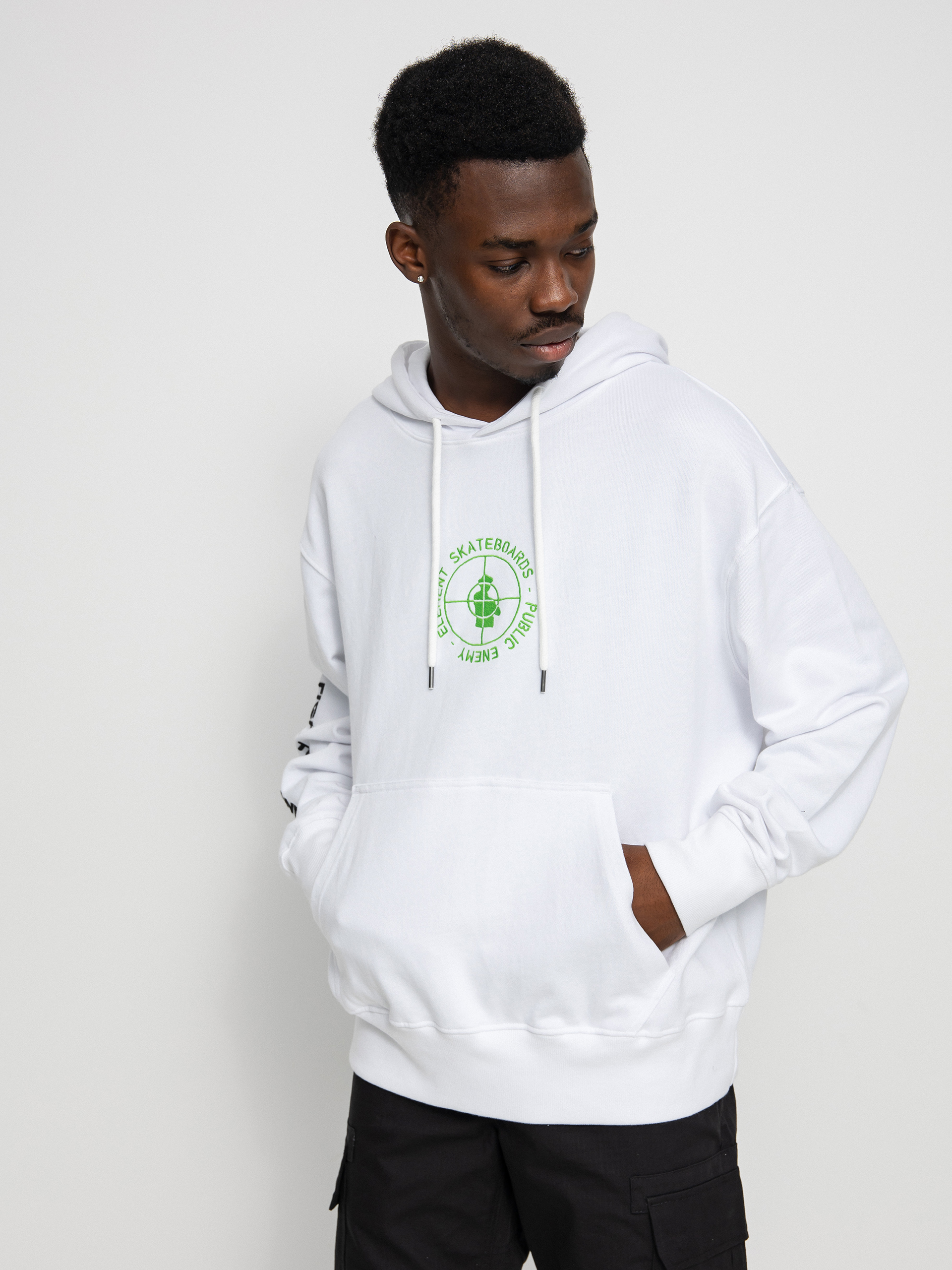 Element Суитшърт с качулка Pexe Target HD (white)