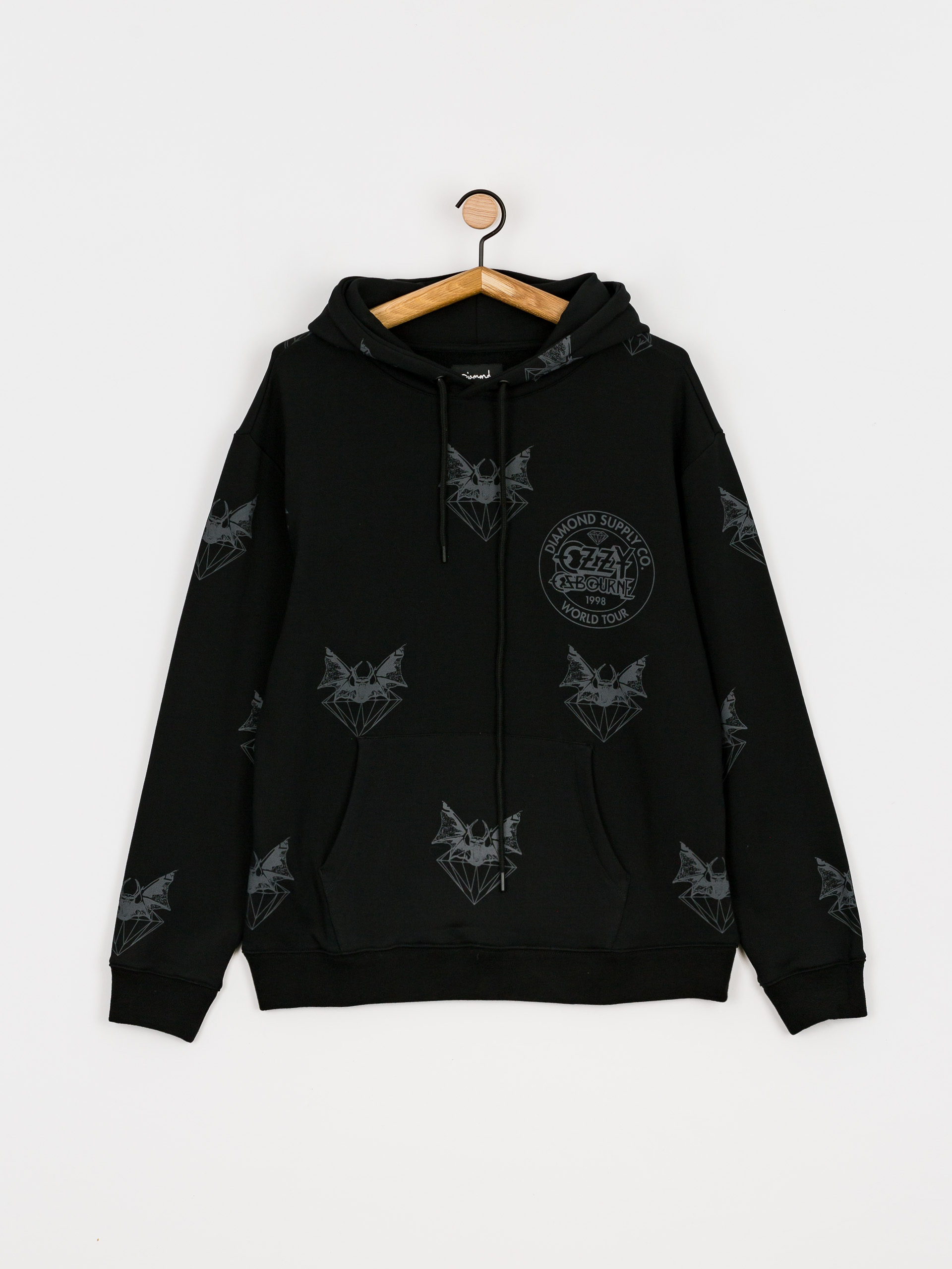 Diamond Supply Co. Суитшърт Hellbat Allover Print (black)