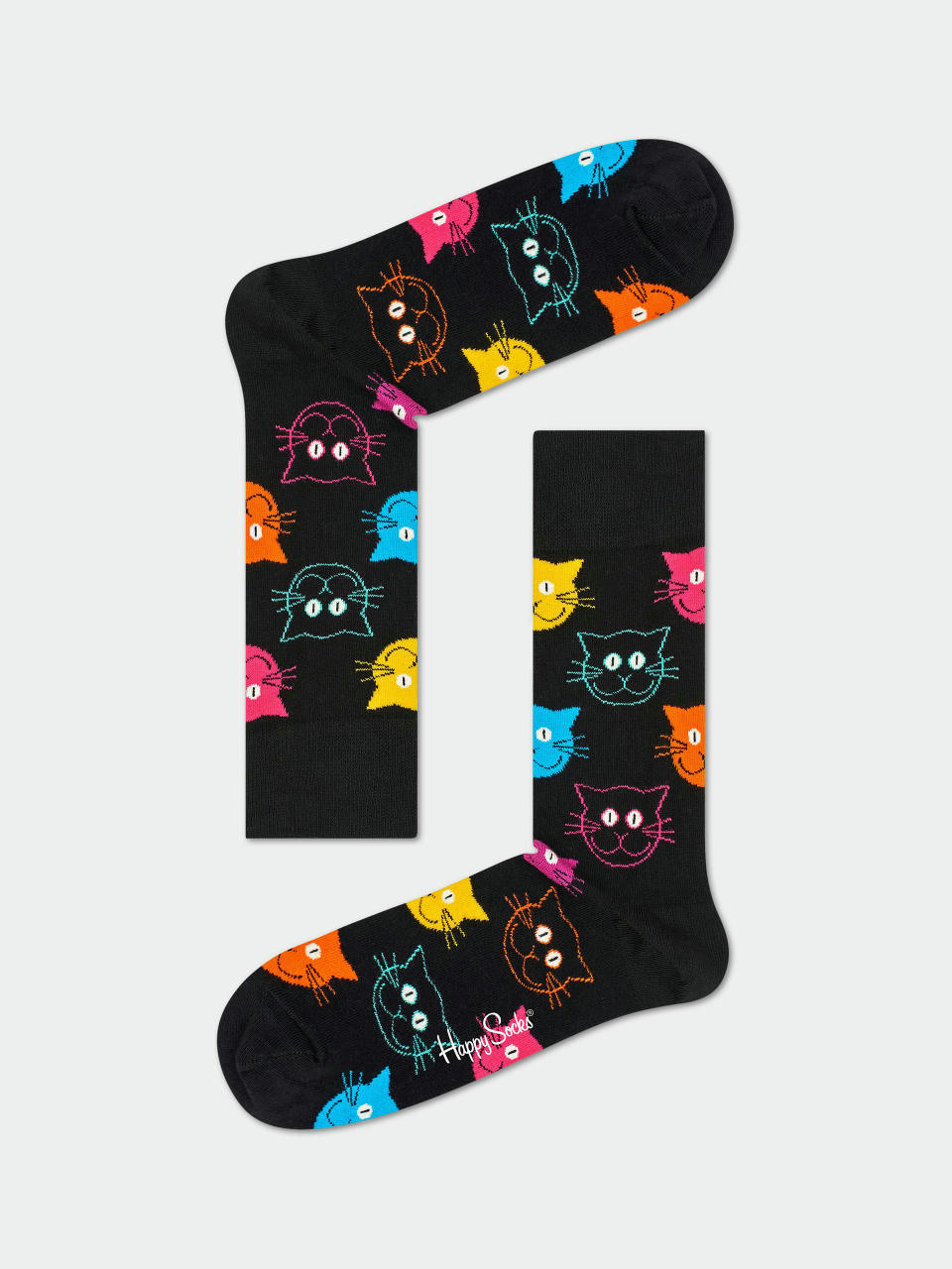 Happy Socks Чорапи Cat (black)