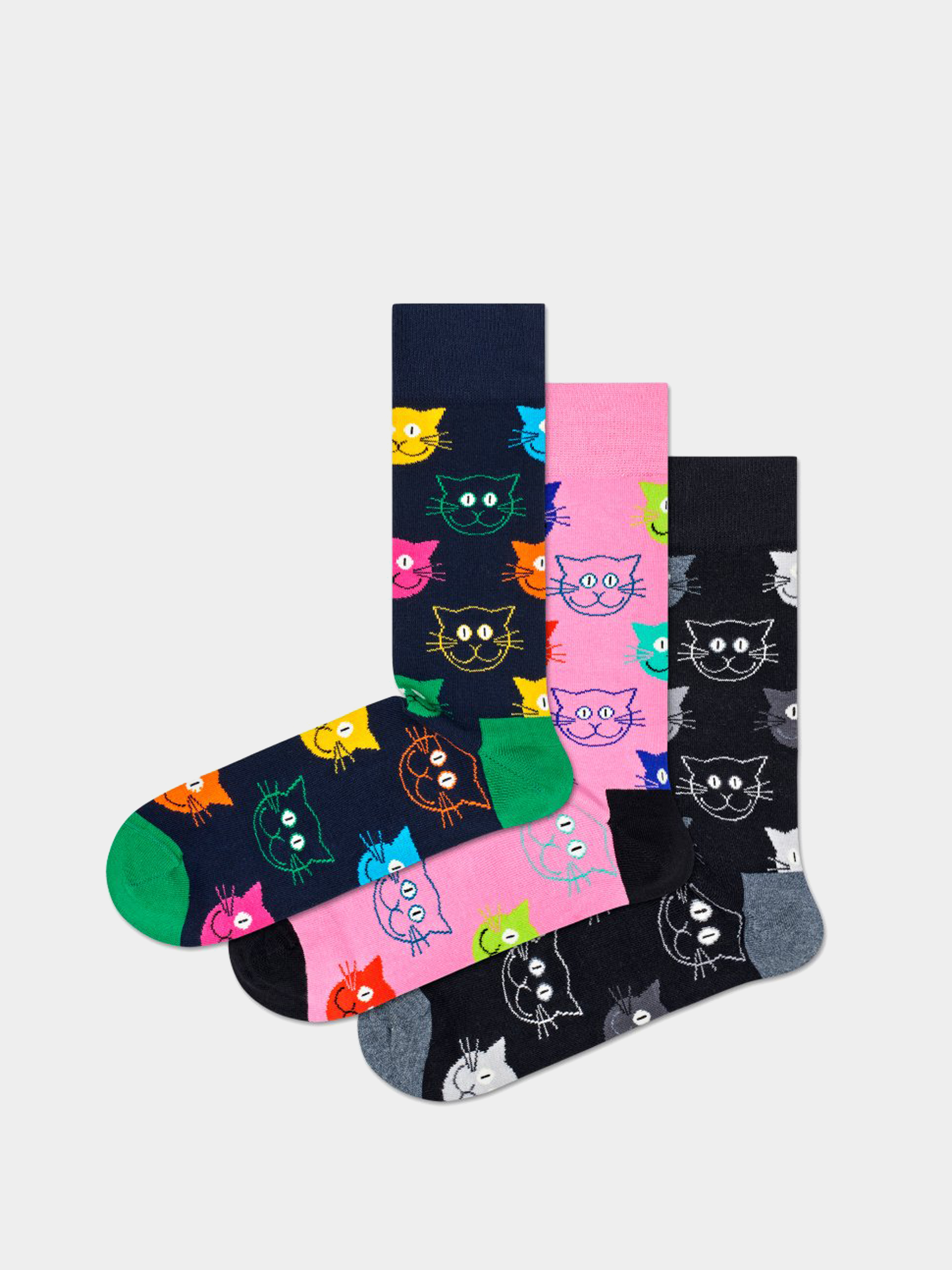 Happy Socks Чорапи 3 Pack Mixed Cat Gift Set (multi)