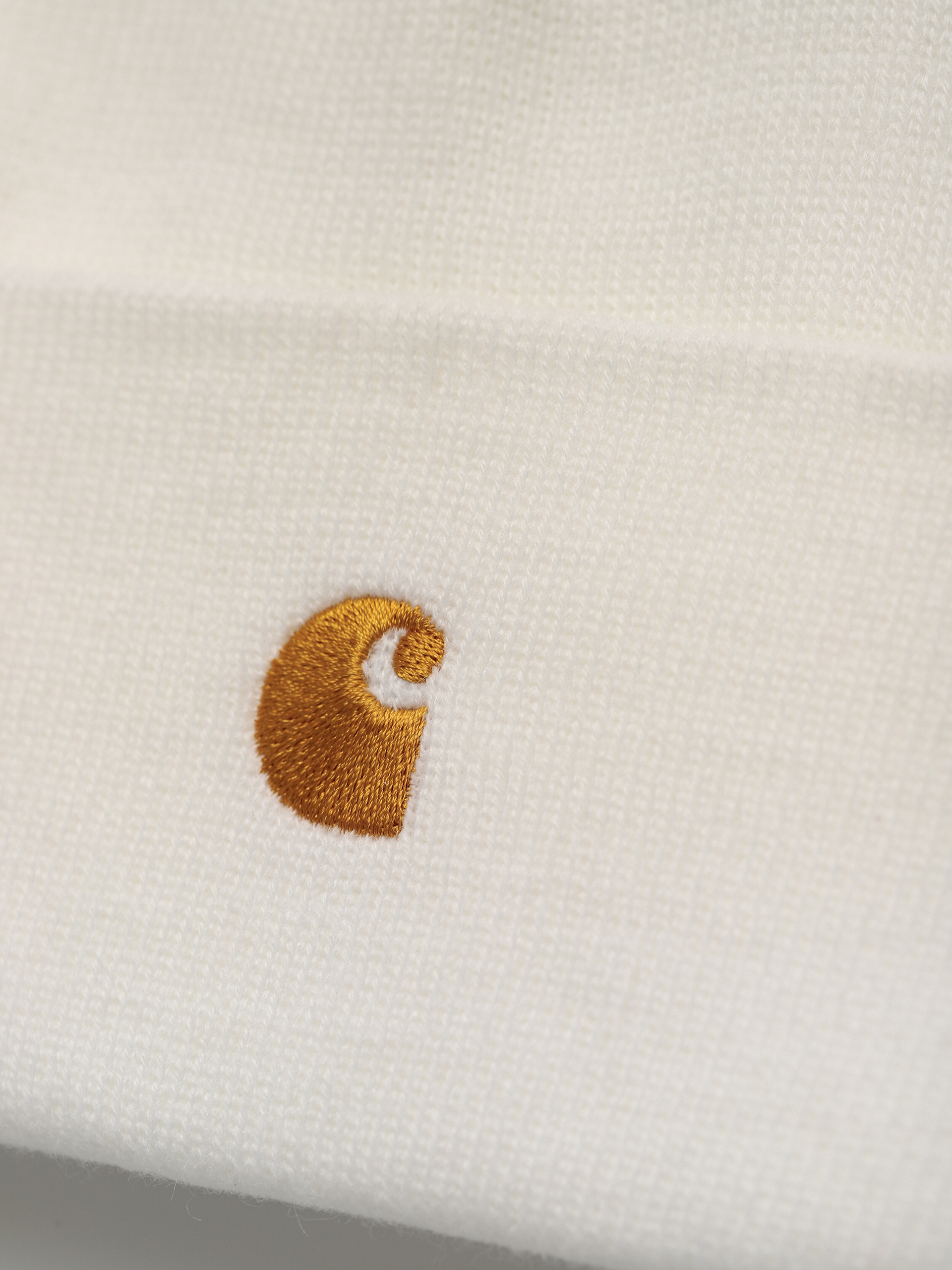 Carhartt WIP Шапка Chase (white/gold)