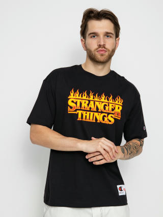 Champion Тениска X Stranger Things Crewneck T-Shirt 217791 (nbk)