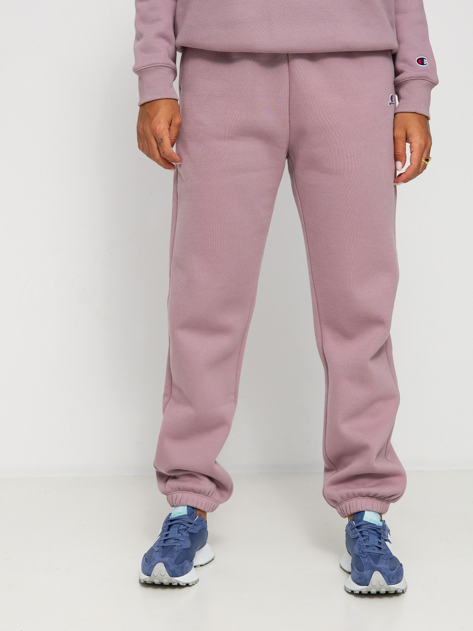 Champion Панталони Elastic Cuff Pants 115487 Wmn (eby)