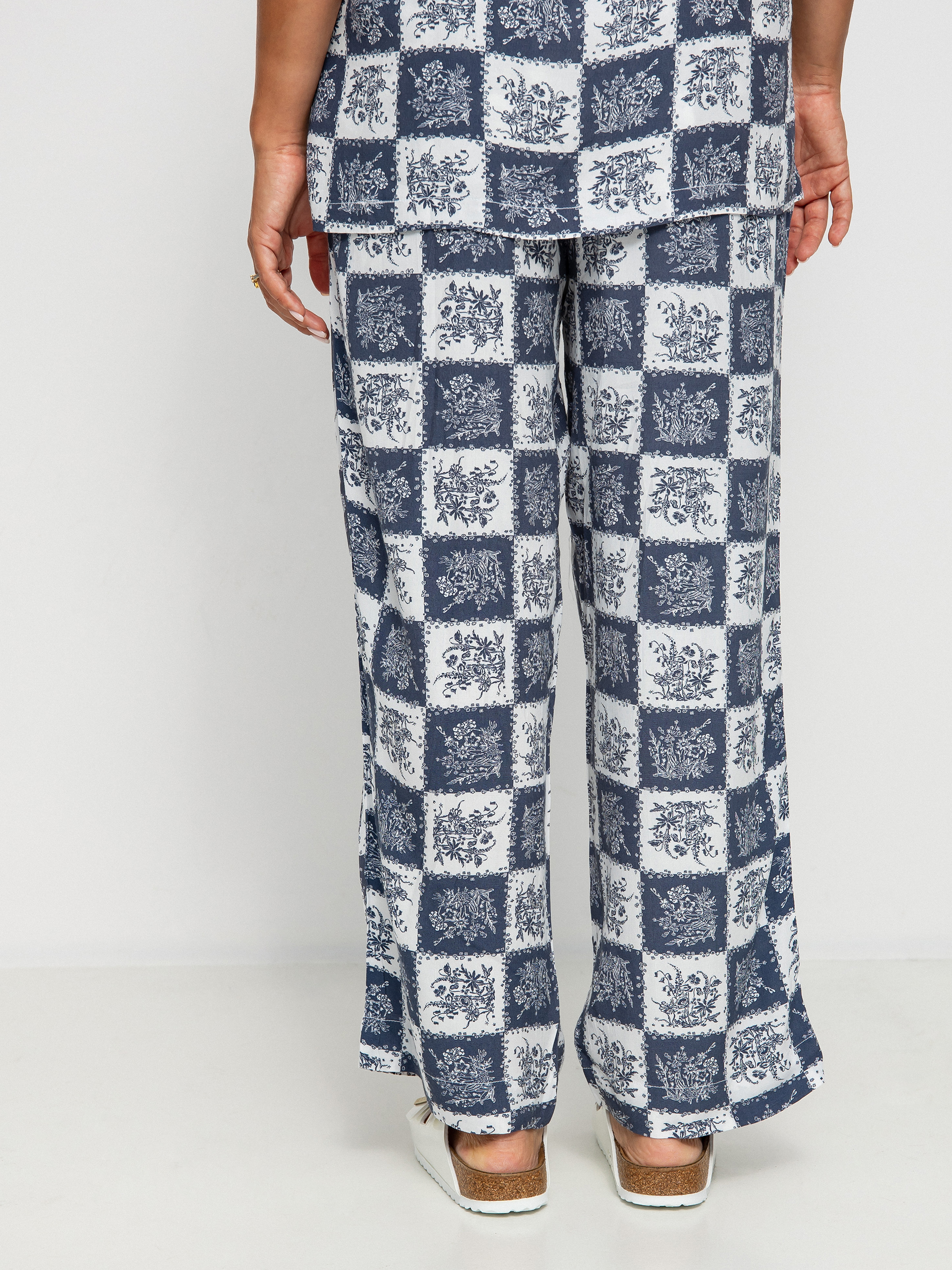 Brixton Панталони Patchwork Crop Pant Wmn (joe blue)
