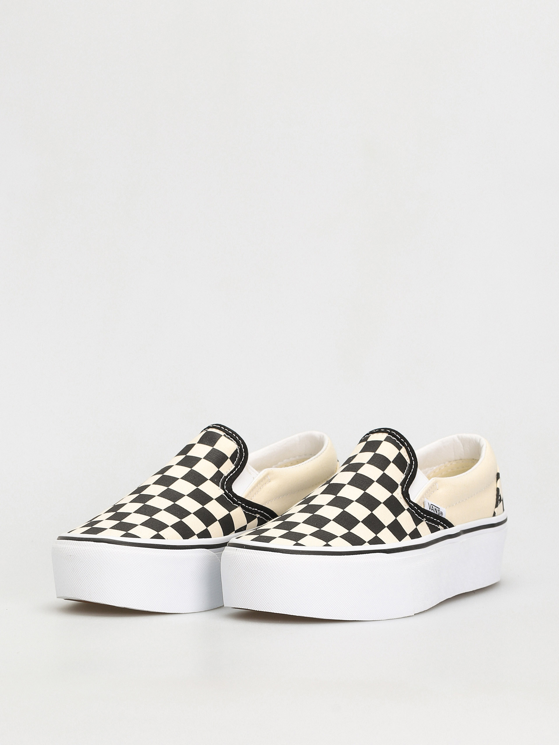 Vans Обувки Classic Slip On Stackform (checkerboard black/classic white)