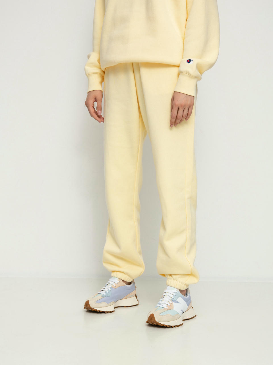 Champion Панталони Elastic Cuff Pants 115487 Wmn (flan)