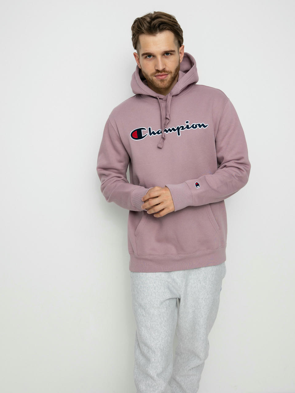 Champion Суитшърт с качулка Hooded Sweatshirt 217858 HD (eby)