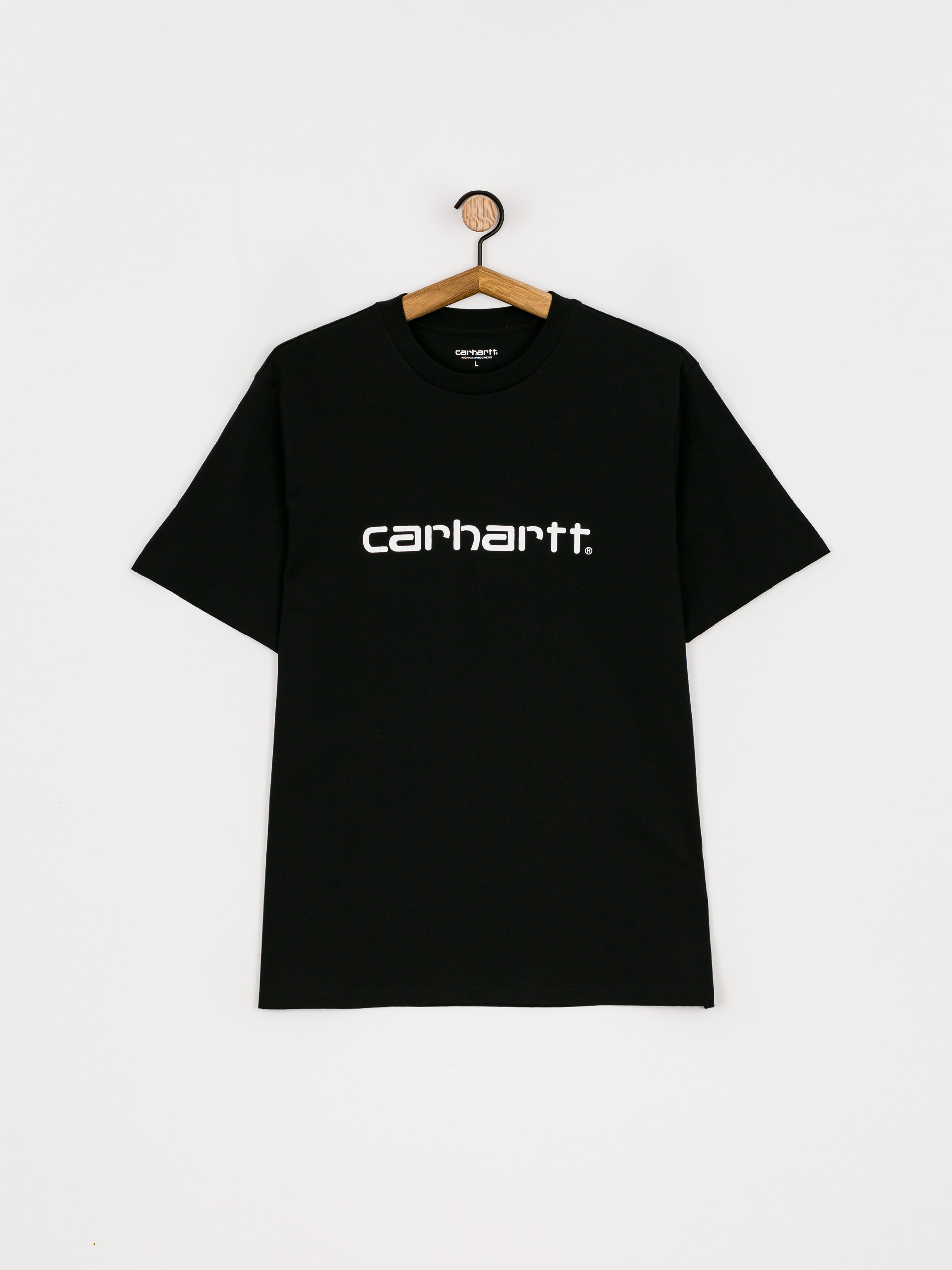 Carhartt WIP Тениска Script (black/white)