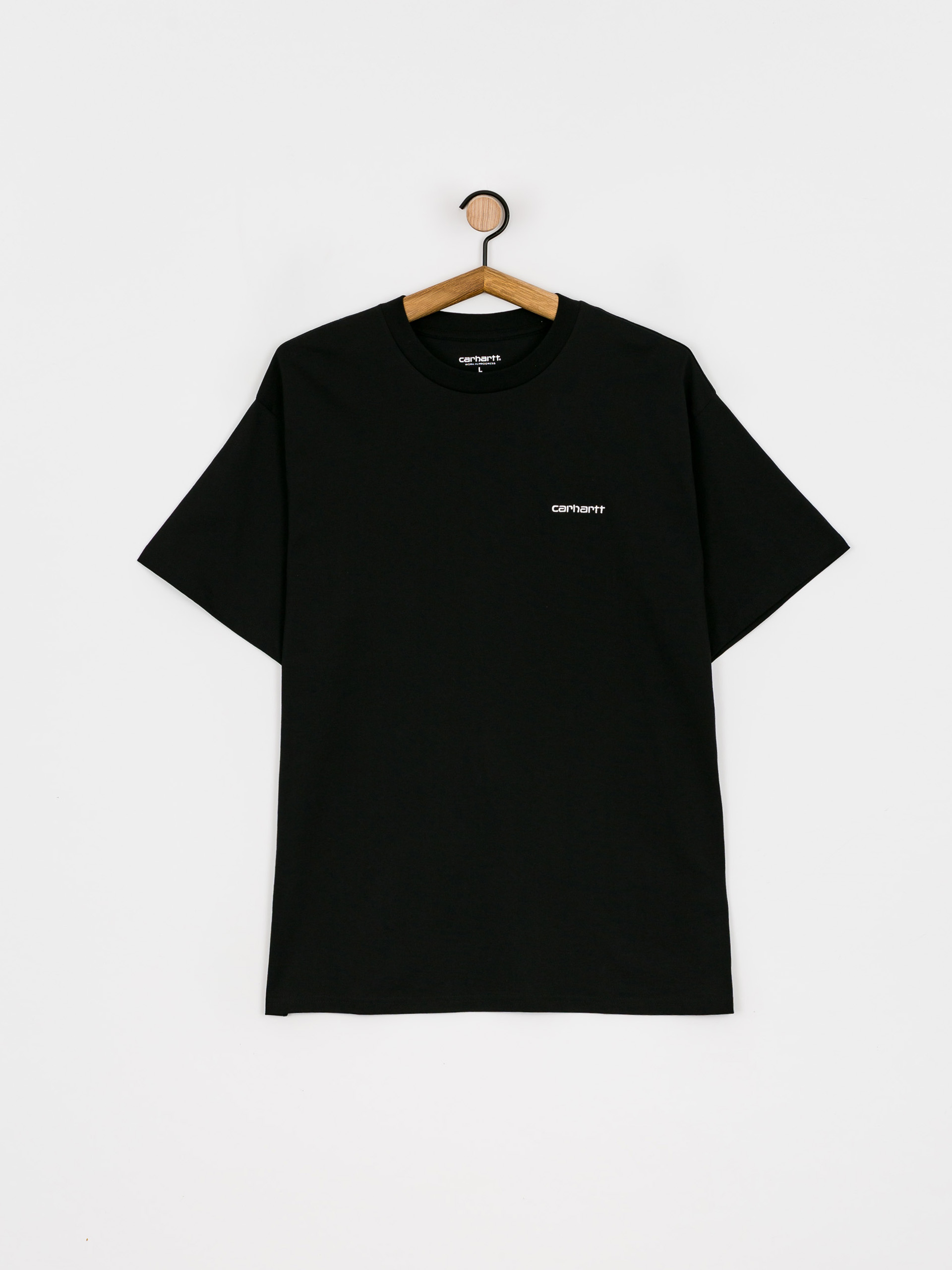 Carhartt WIP Тениска Script Embroidery (black/white)