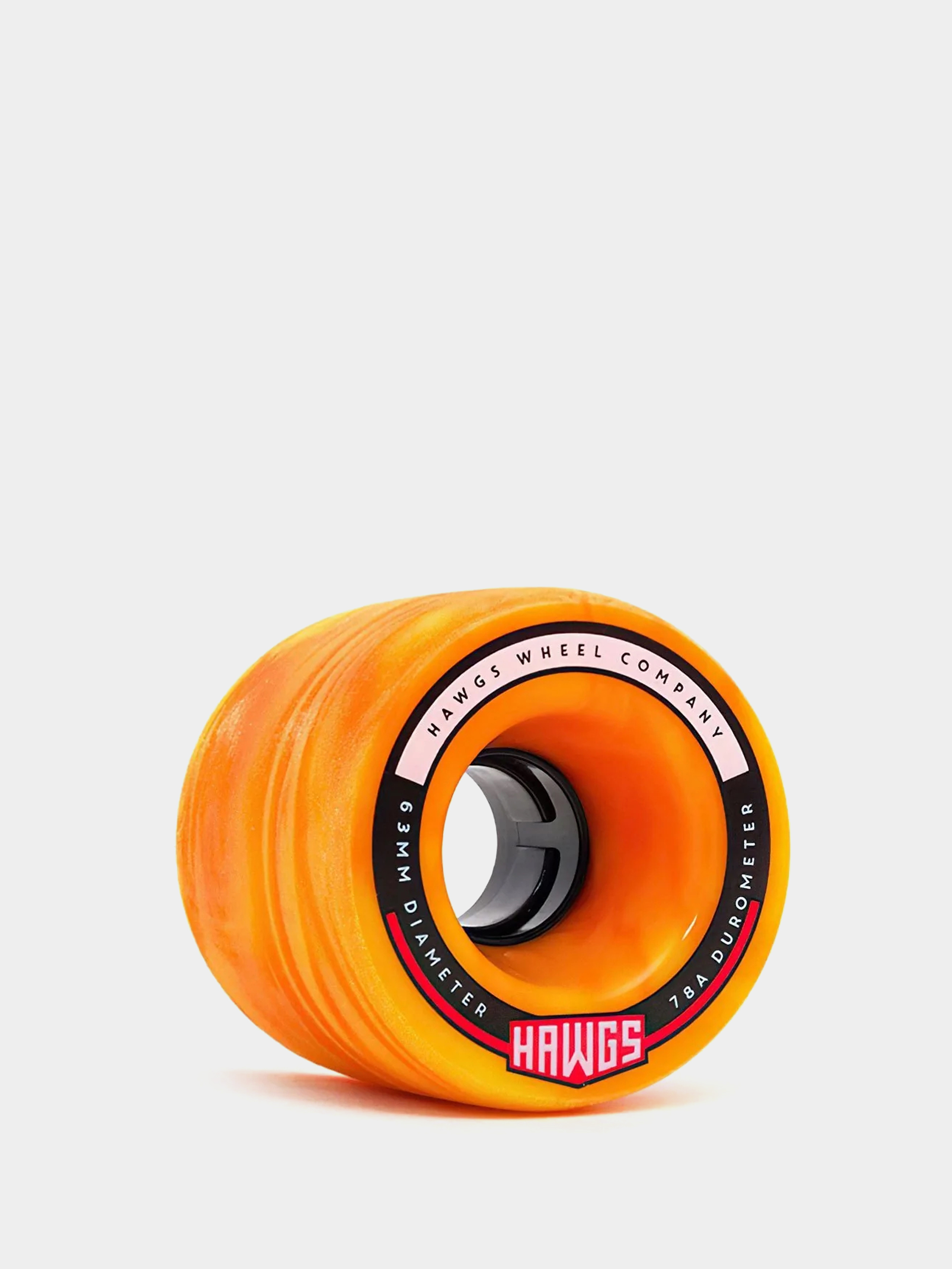 Landyachtz u041au043eu043bu0435u043bu0446u0430 Fattie Hawgs 78A (orange/yellow swirl)