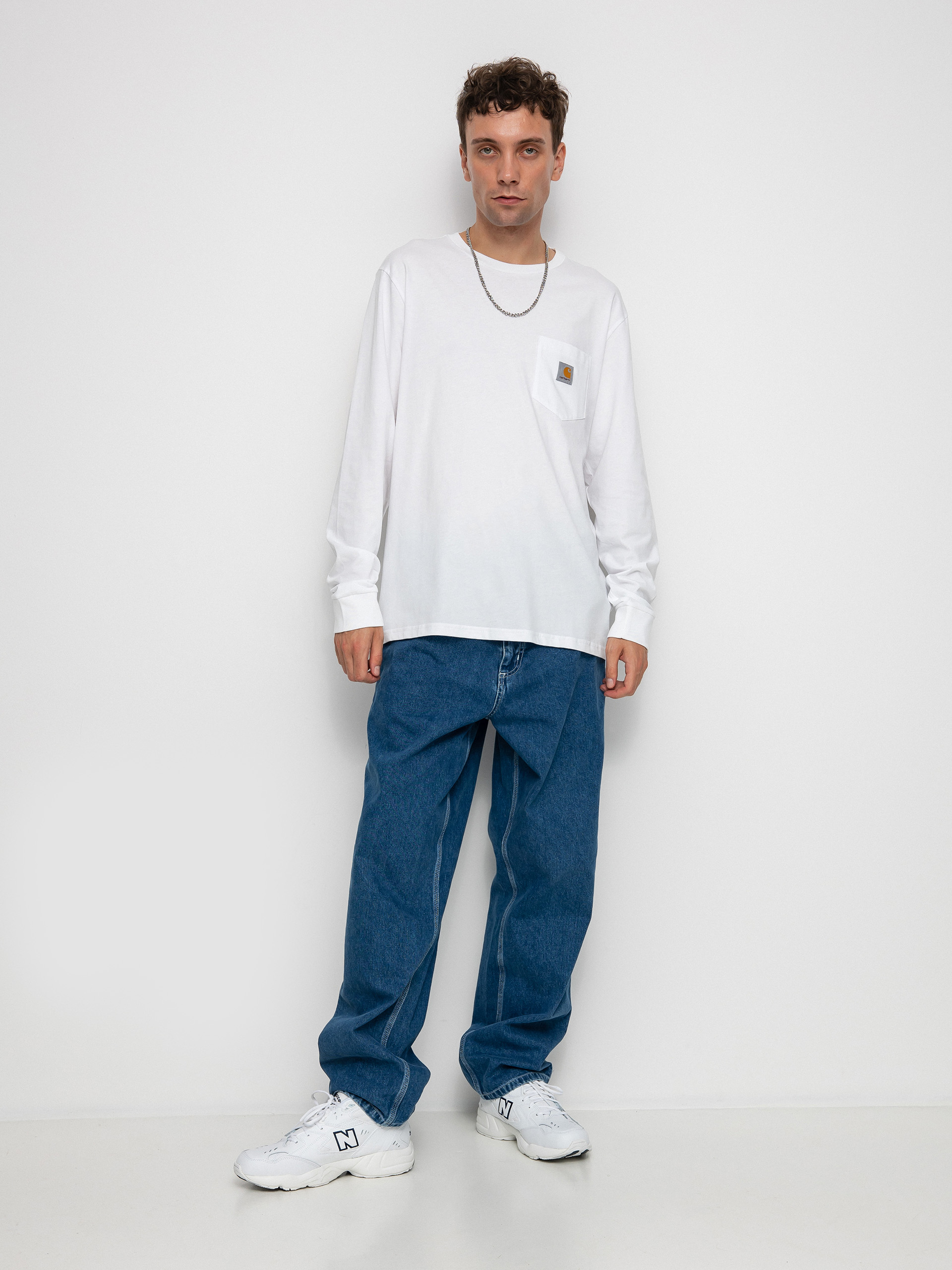 Carhartt WIP u0411u043bu0443u0437u0438 Pocket (white)