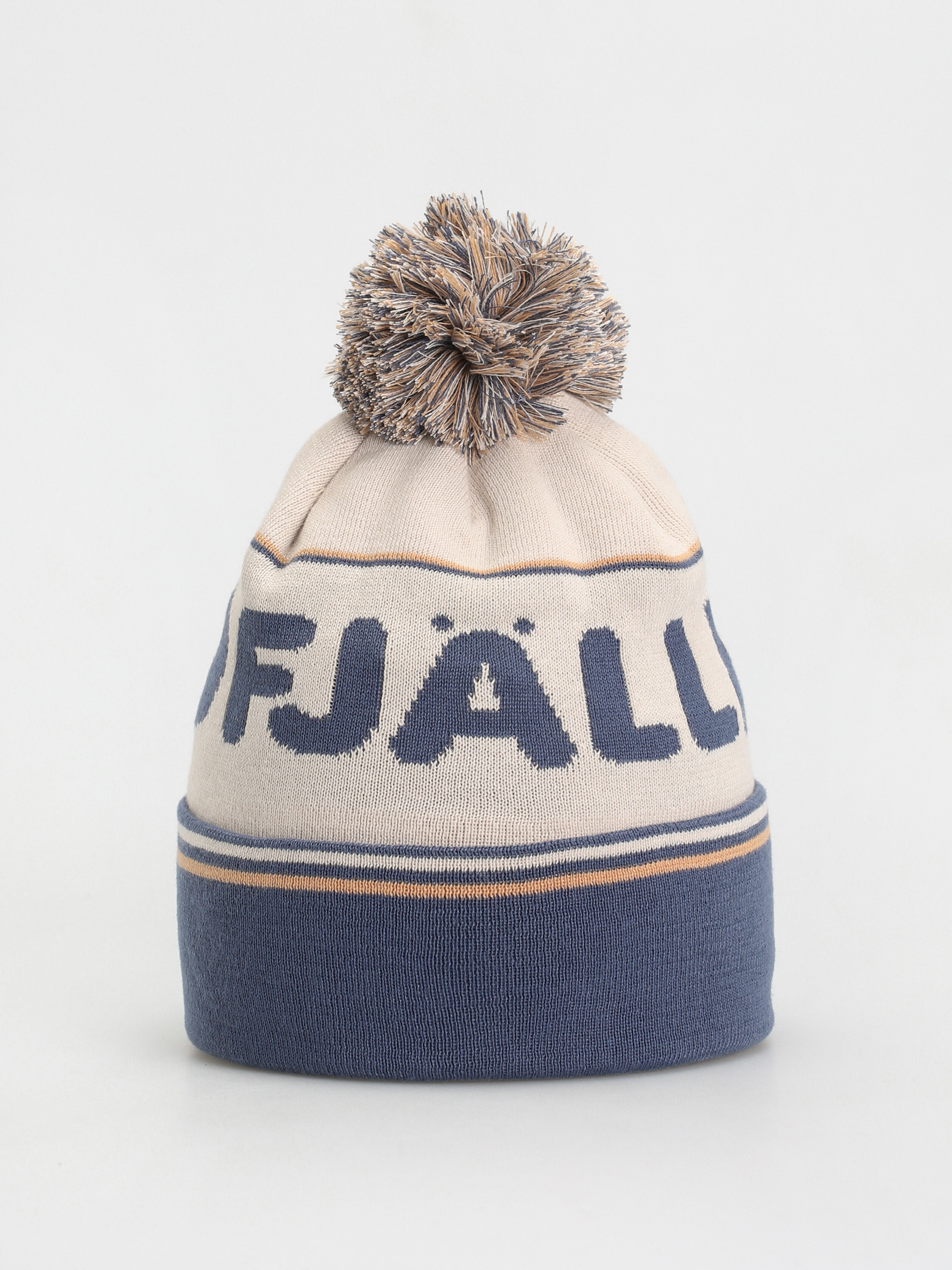 Fjallraven Шапка Pom Hat (chalk white/indigo blue)