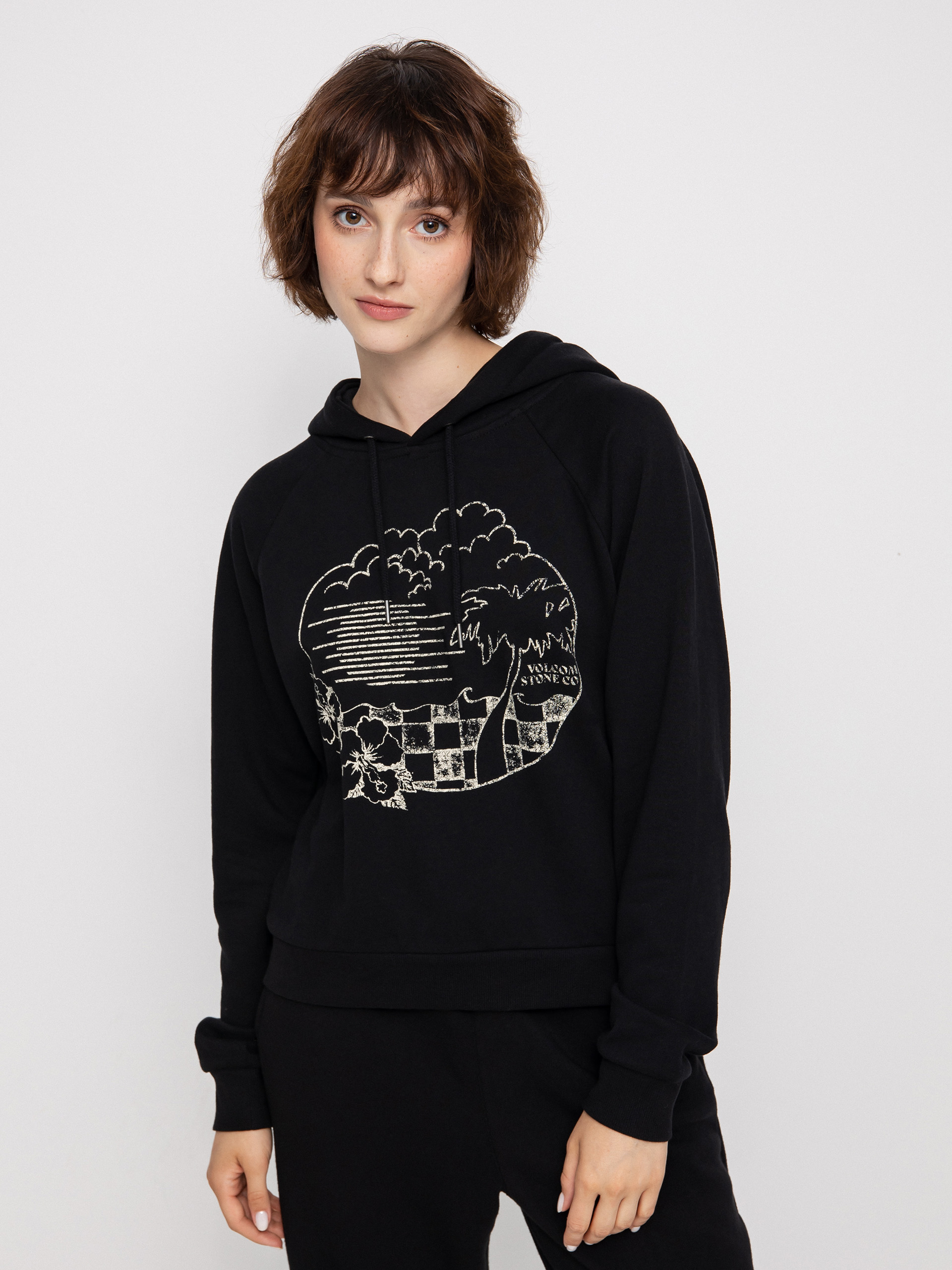 Volcom Суитшърт Truly Stokin Wmn (black)