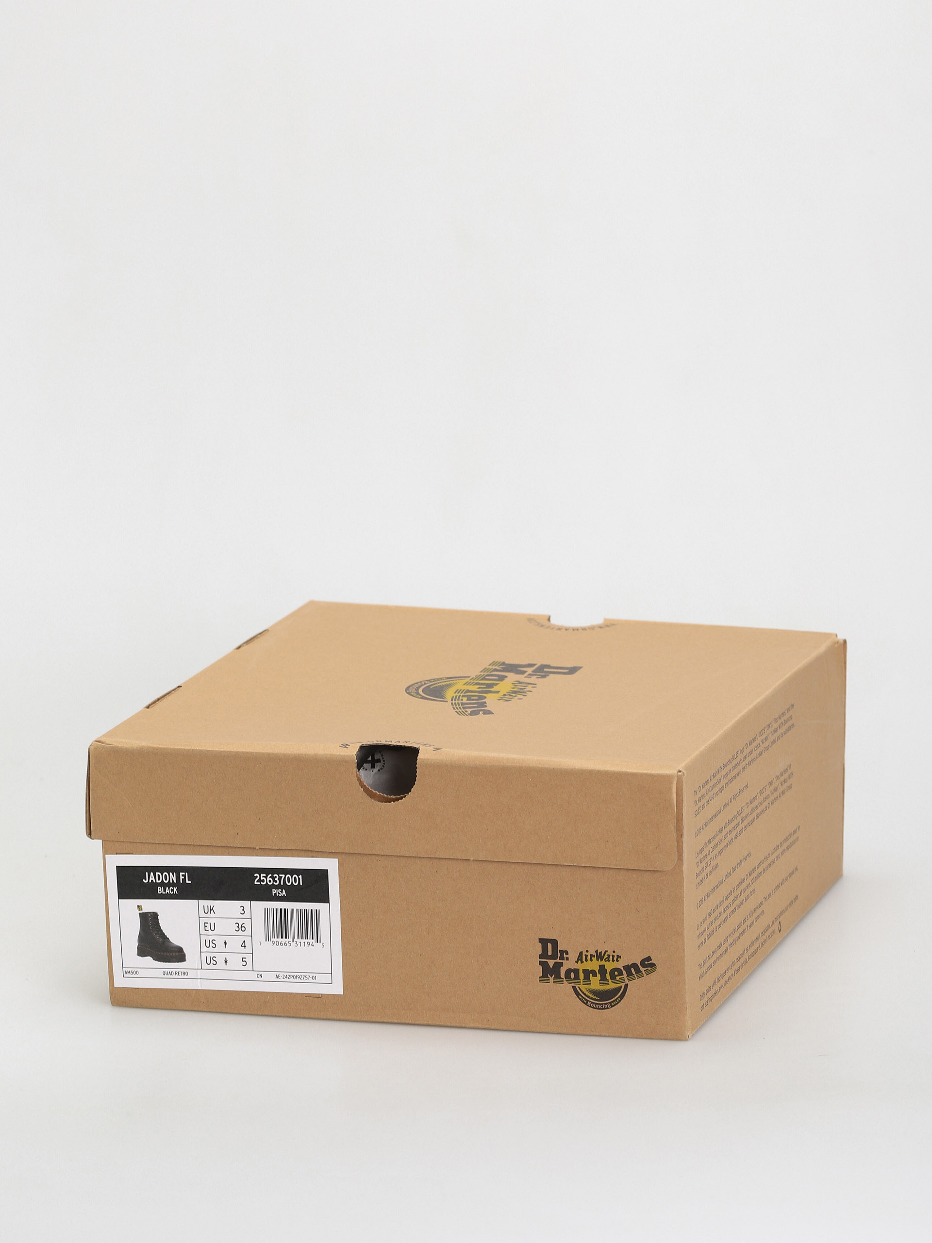 Dr. Martens Обувки Jadon FL Wmn (black pisa natural em toby 900g)