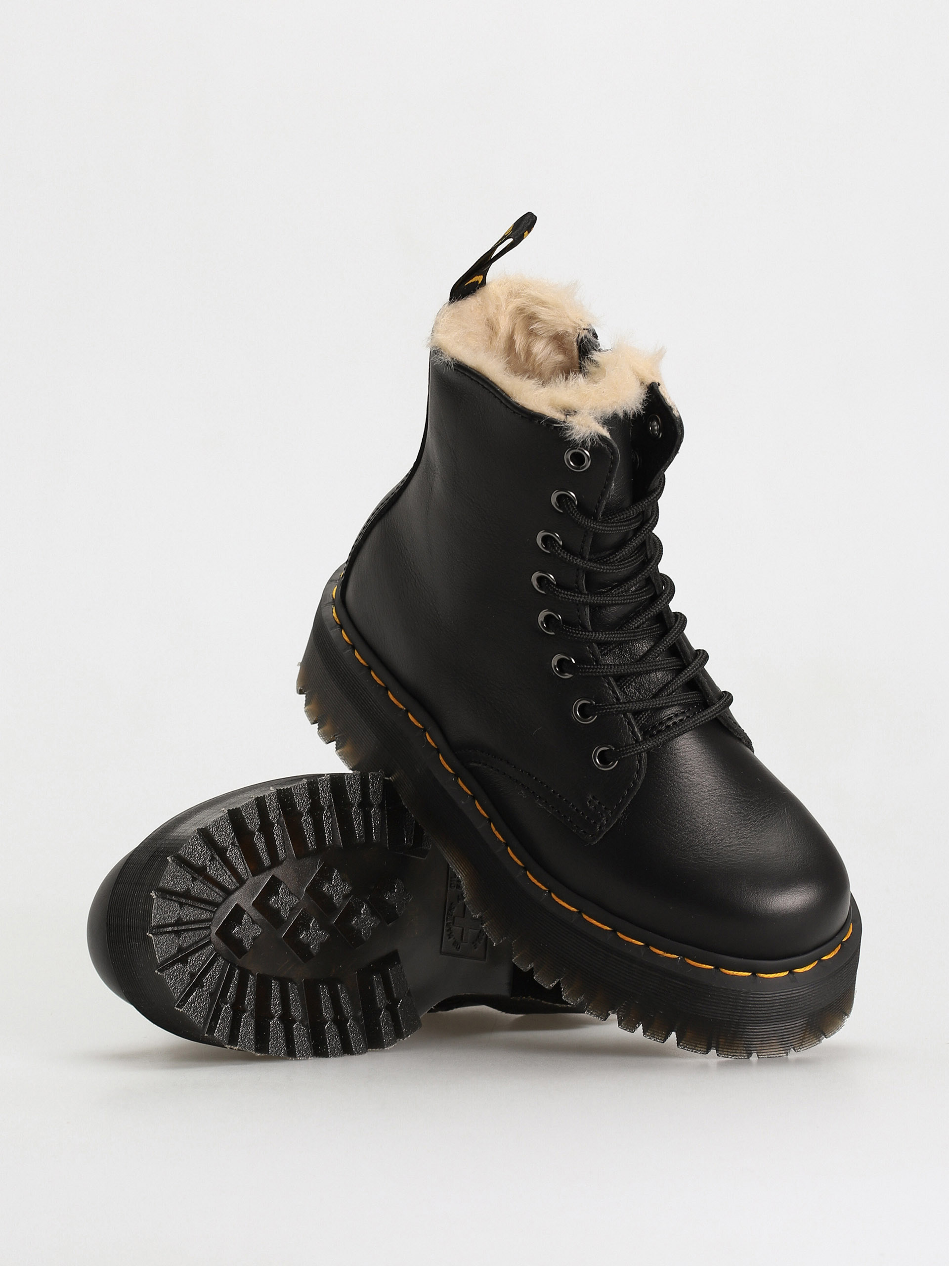 Dr. Martens Обувки Jadon FL Wmn (black pisa natural em toby 900g)