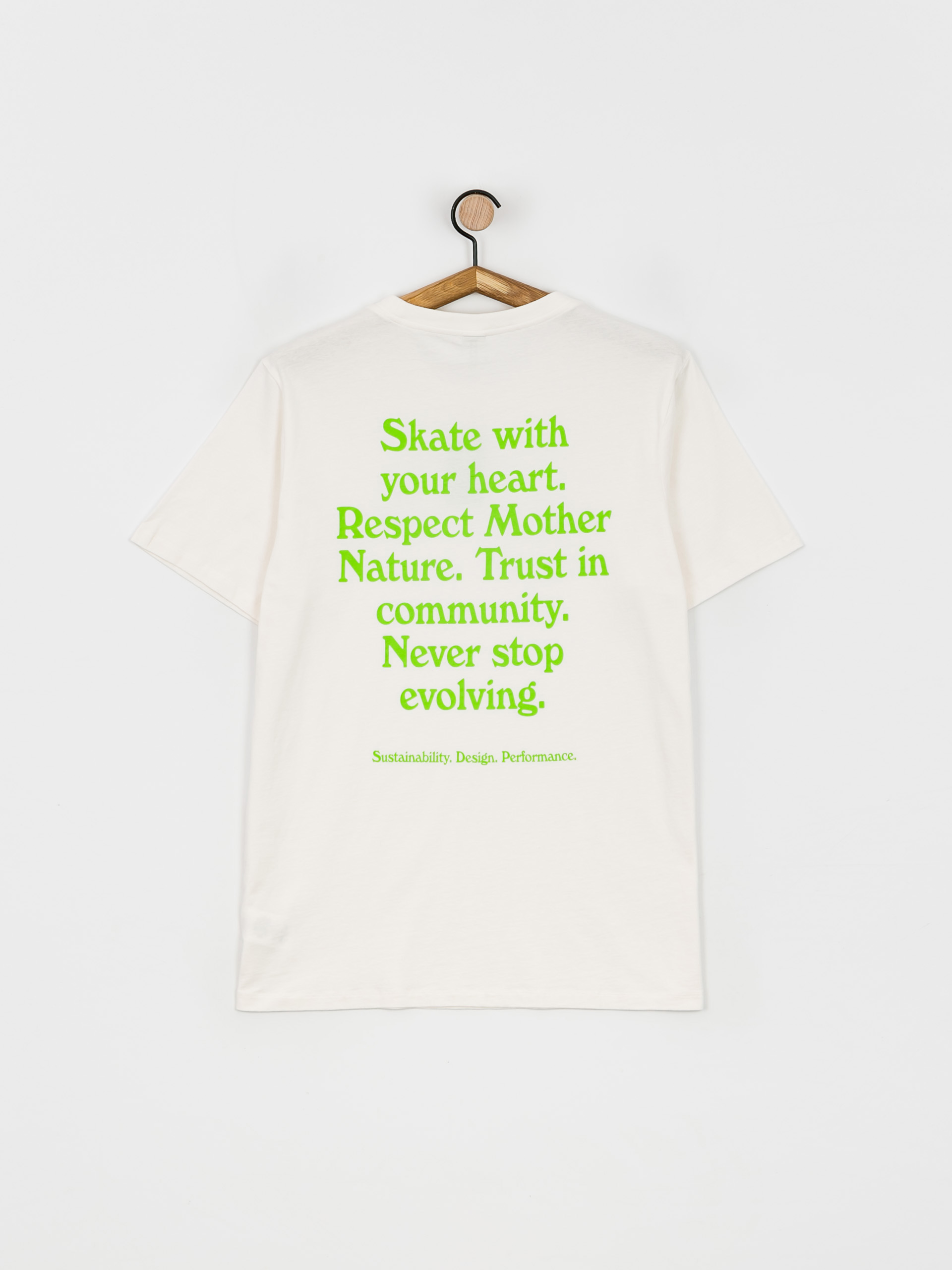 Тениска Cariuma Skate with your Heart (off white)