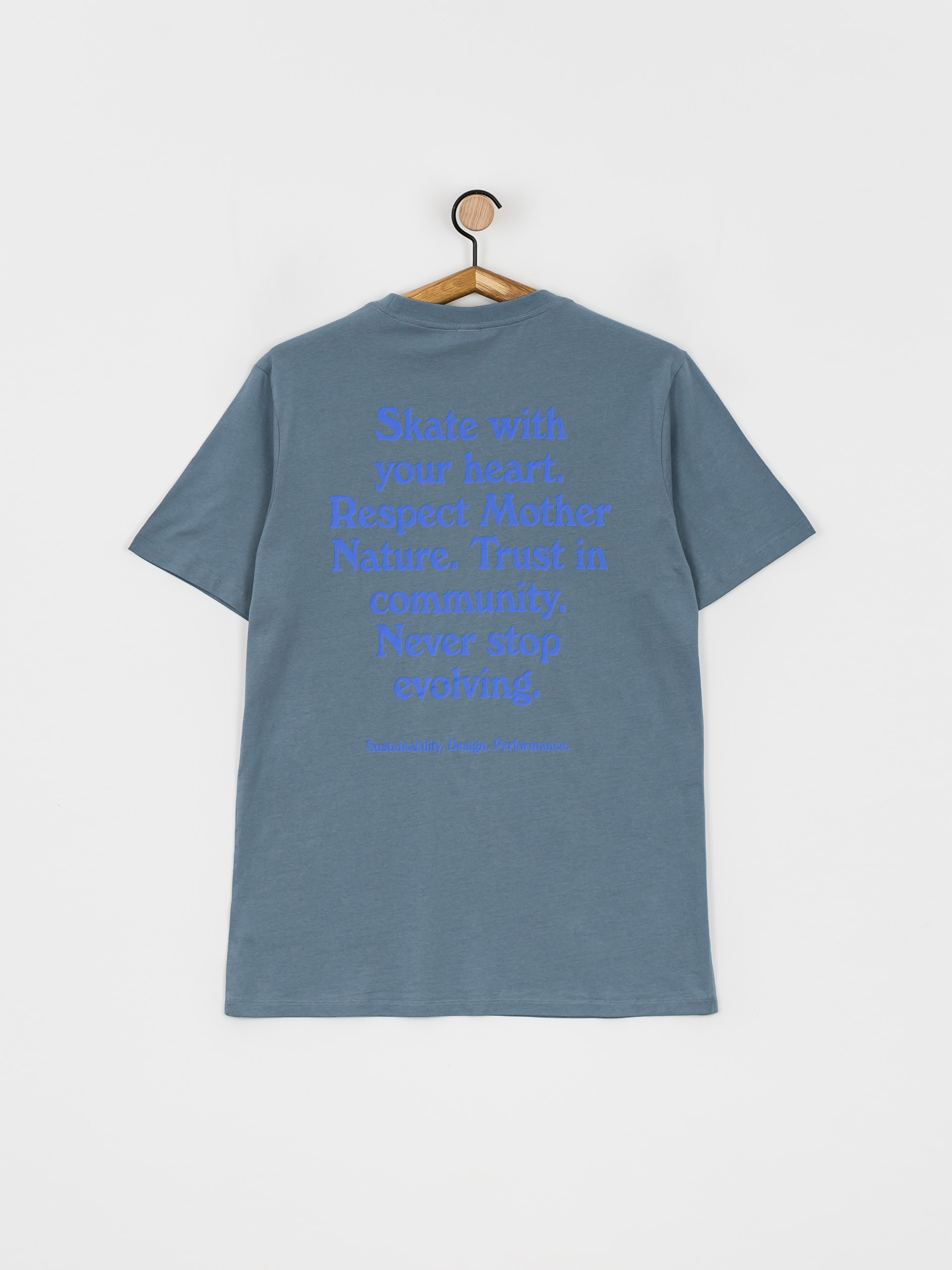 Тениска Cariuma Skate with your Heart (mirage blue)