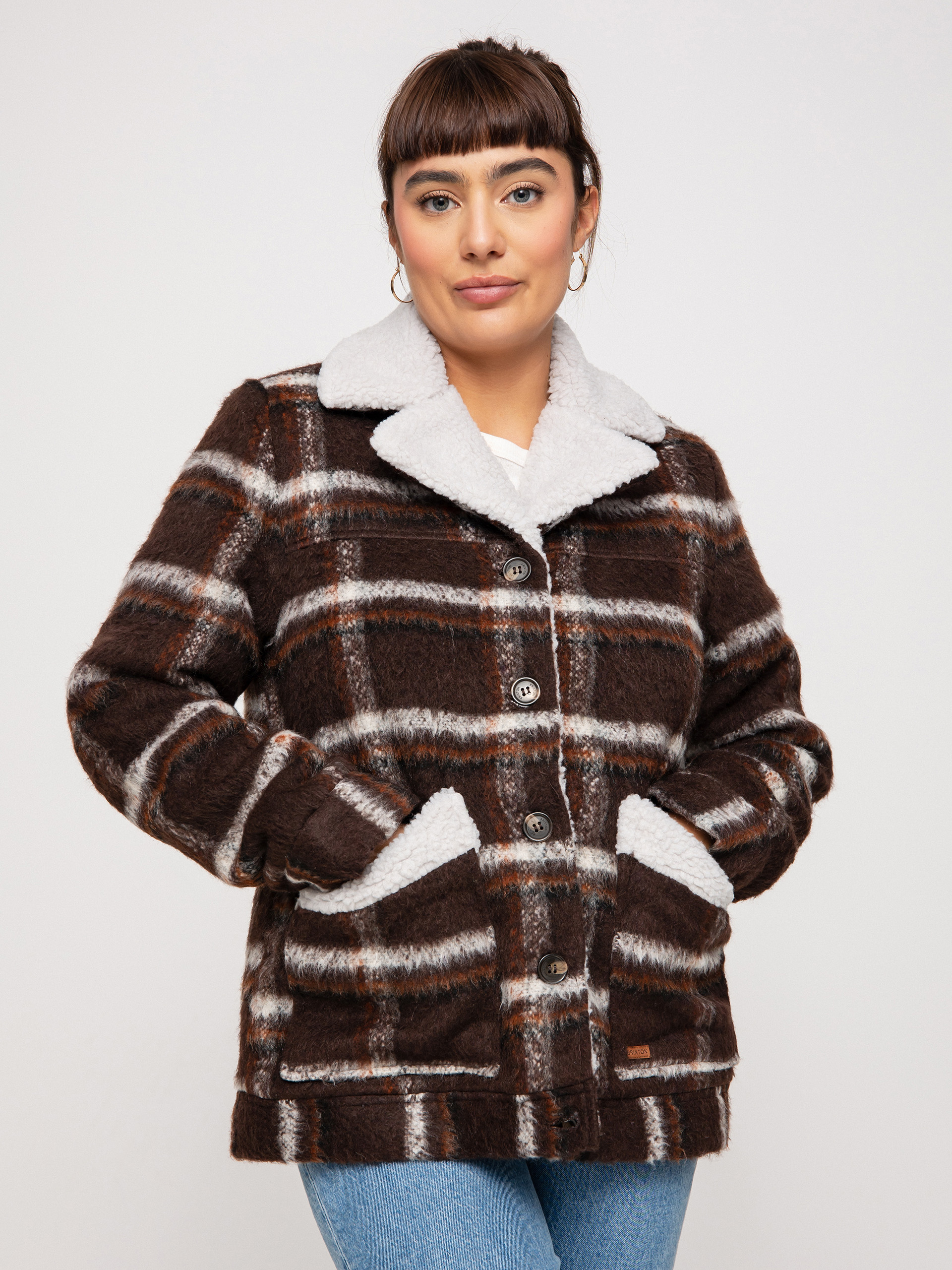 Brixton Яке Nouvelle Coat Wmn (seal brown)