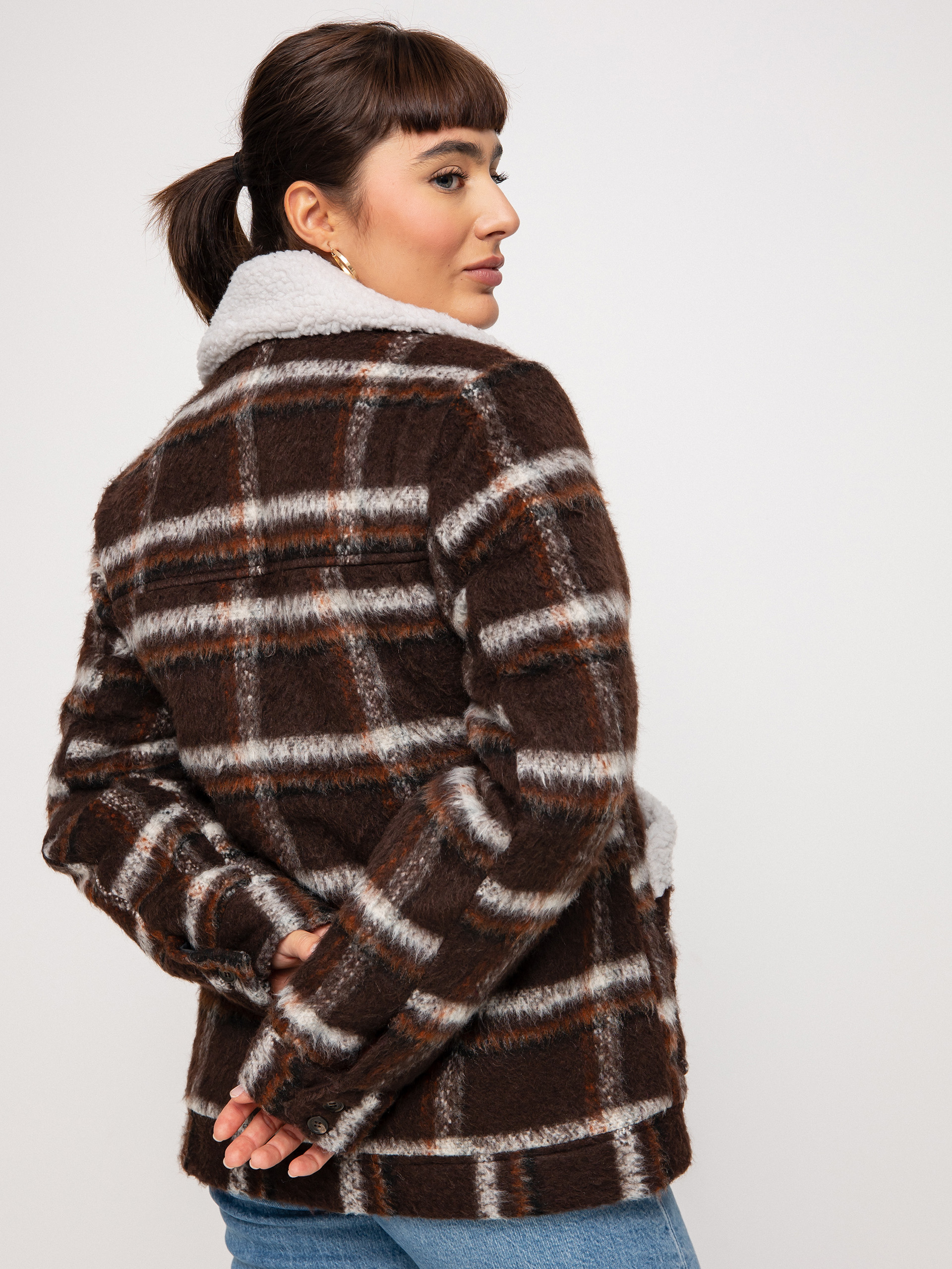 Brixton Яке Nouvelle Coat Wmn (seal brown)