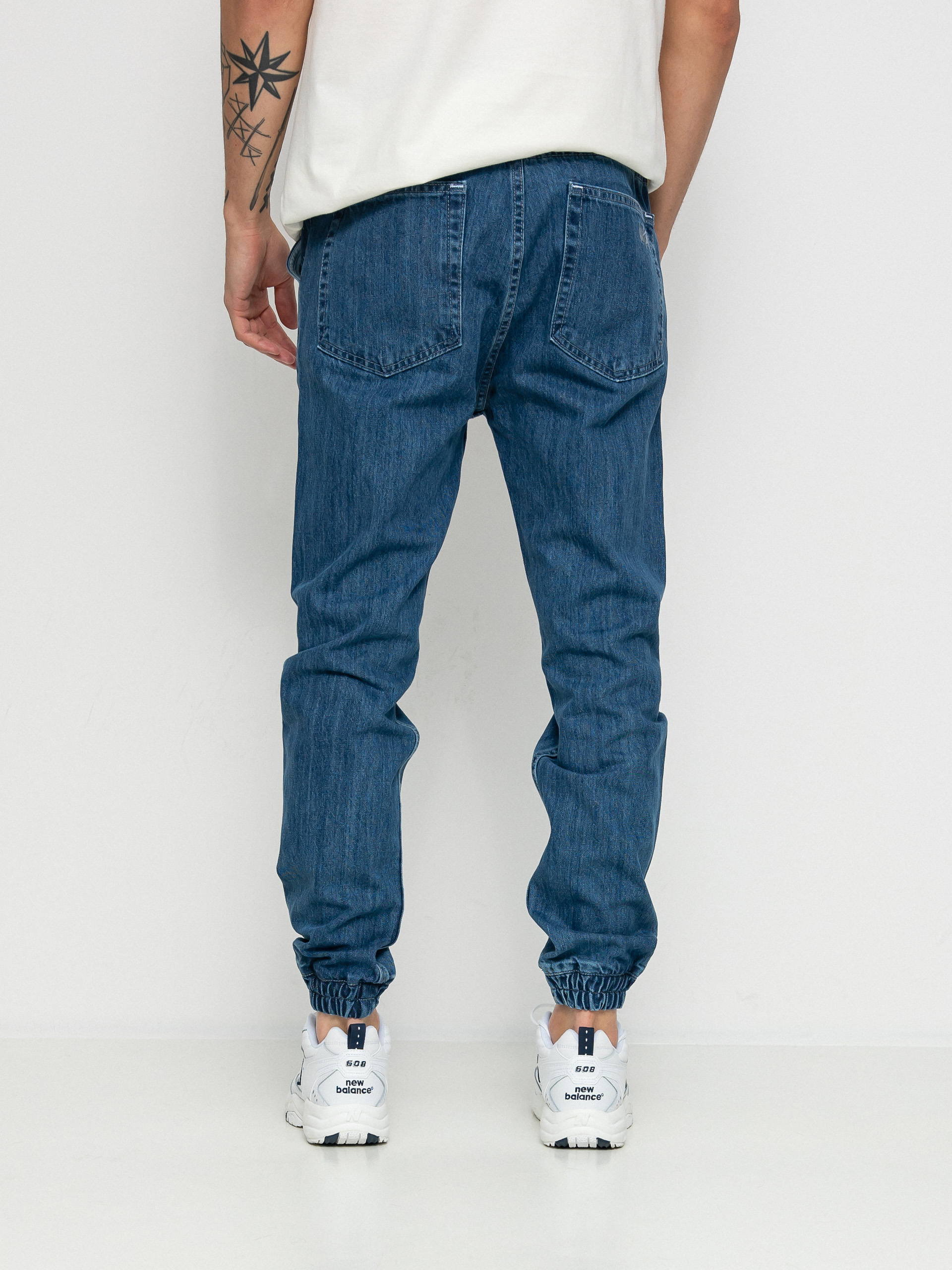 MassDnm Панталони Signature 2.0 Joggers Jeans Sneaker Fit (blue)