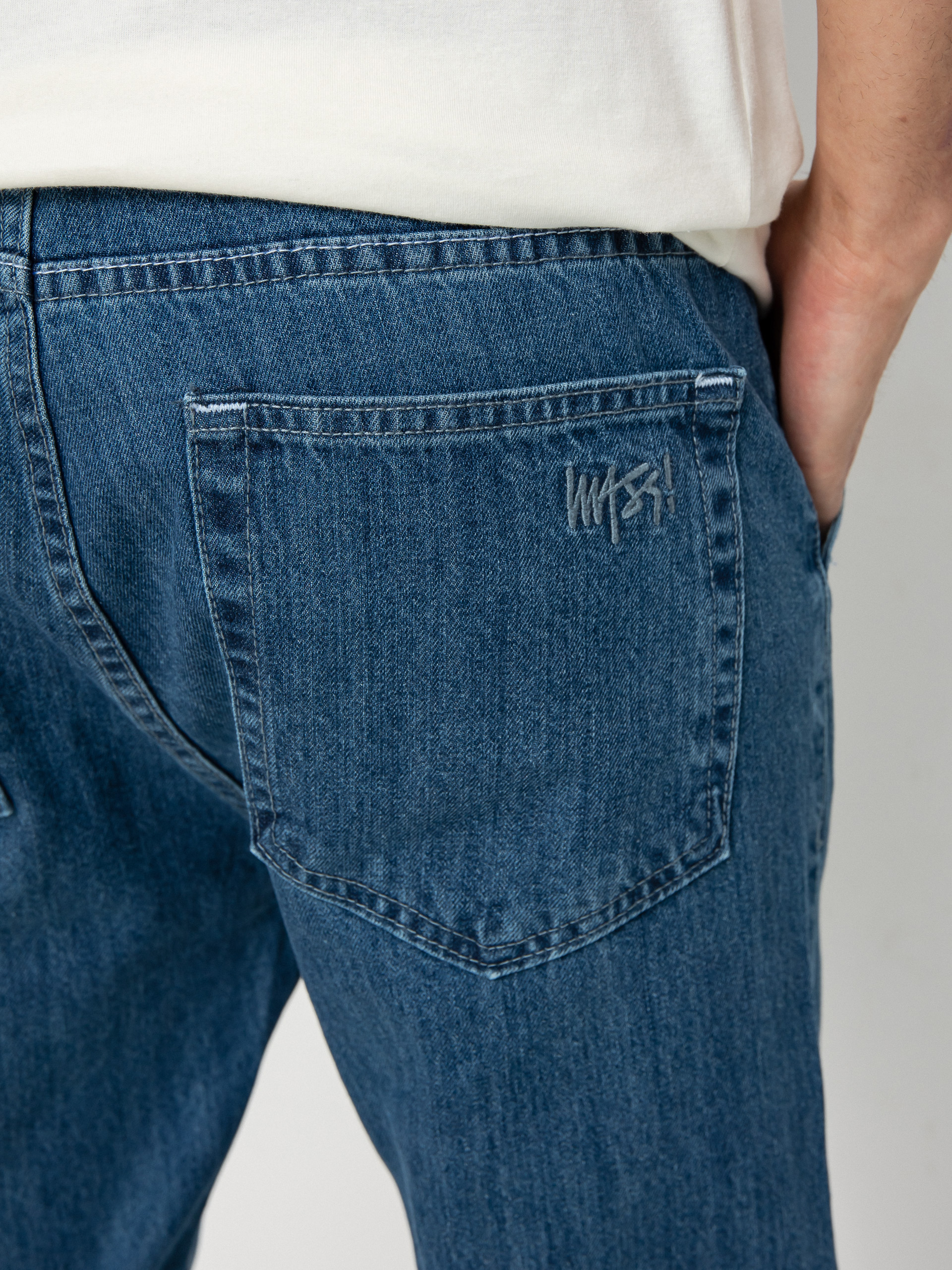 MassDnm Панталони Signature 2.0 Joggers Jeans Sneaker Fit (blue)