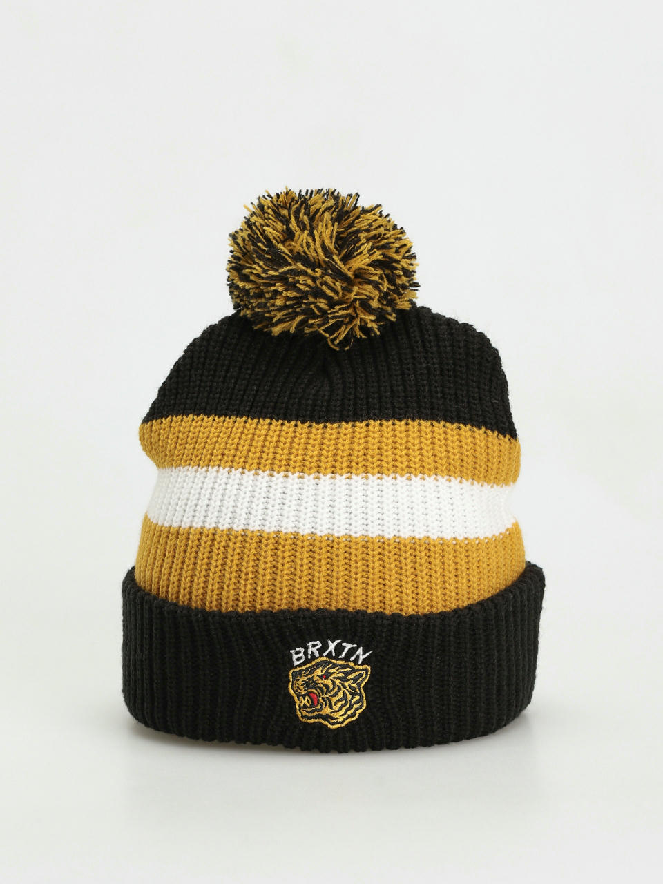 Brixton Шапка Kit Pom (black/off white/bright gold)