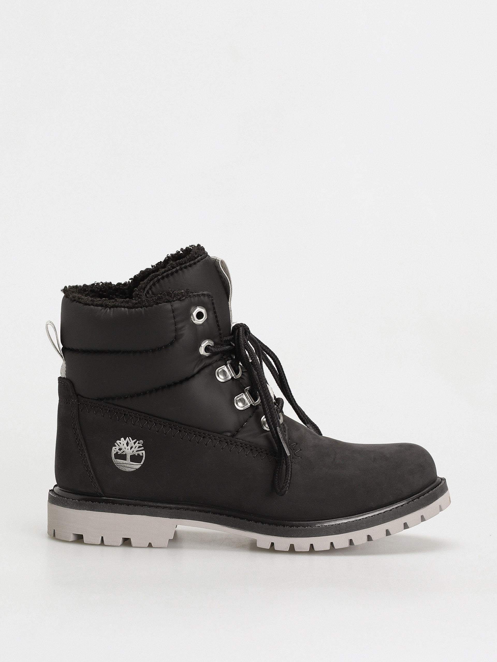 Timberland Обувки 6 Prem Puffer Bt Wp Wmn (black nubuck/silver)