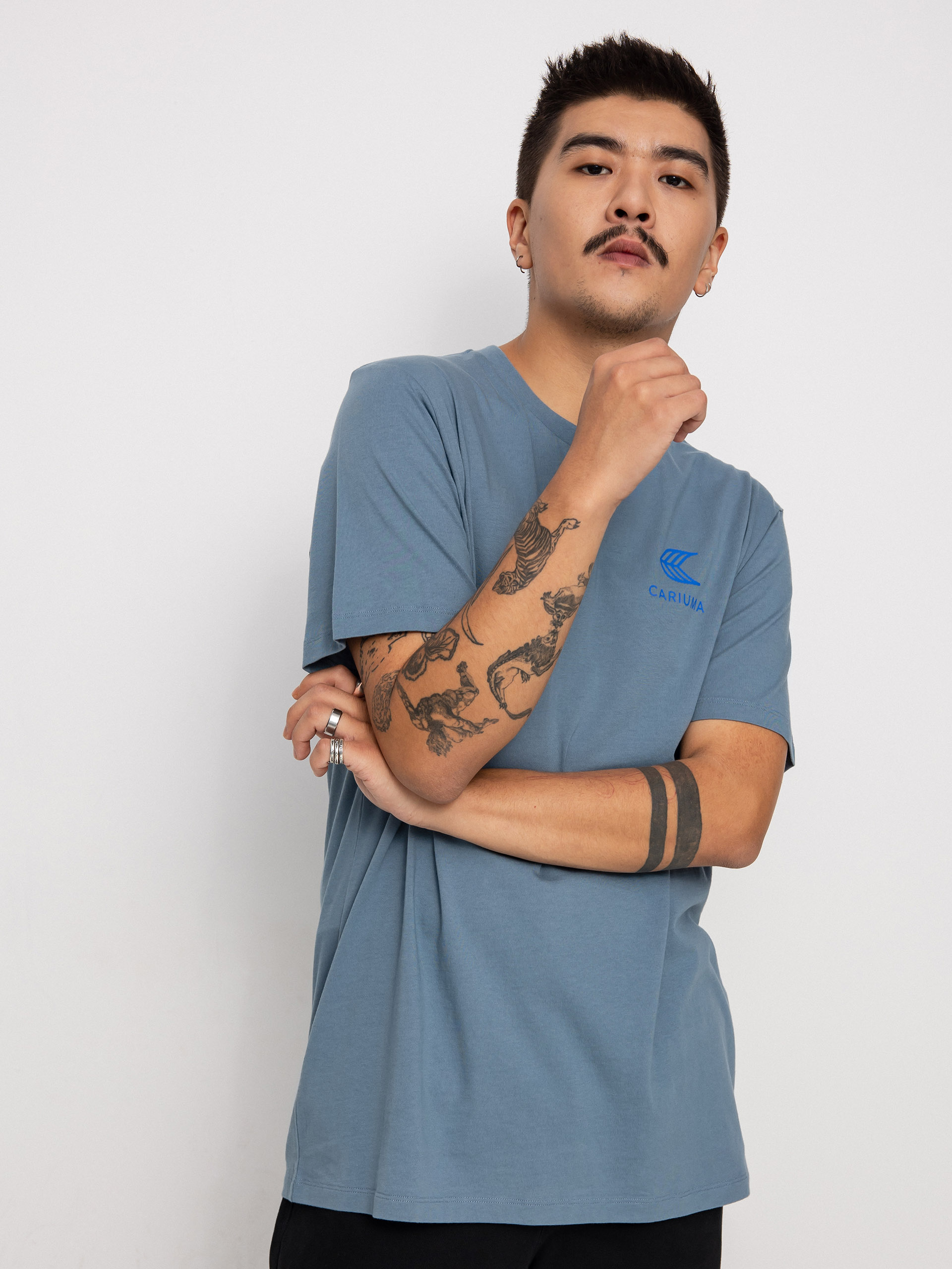 Тениска Cariuma Skate with your Heart (mirage blue)