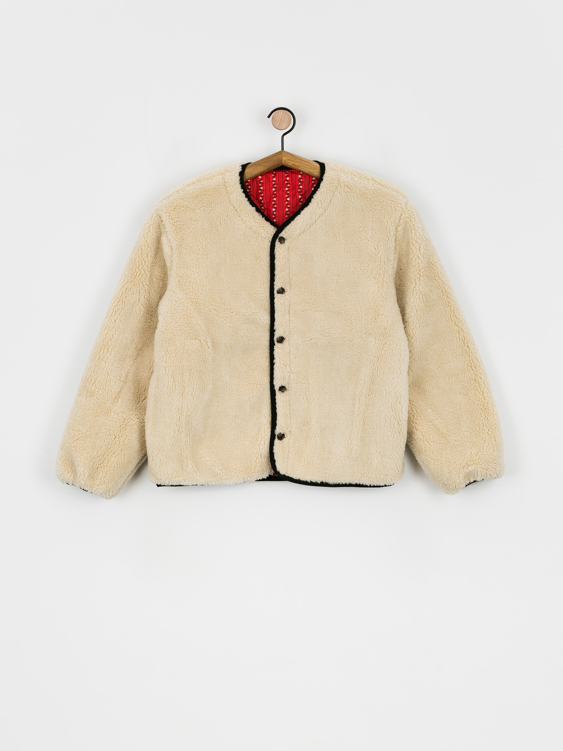 Brixton Яке Sherpa Reversible Padded Wmn (mars red praire floral)