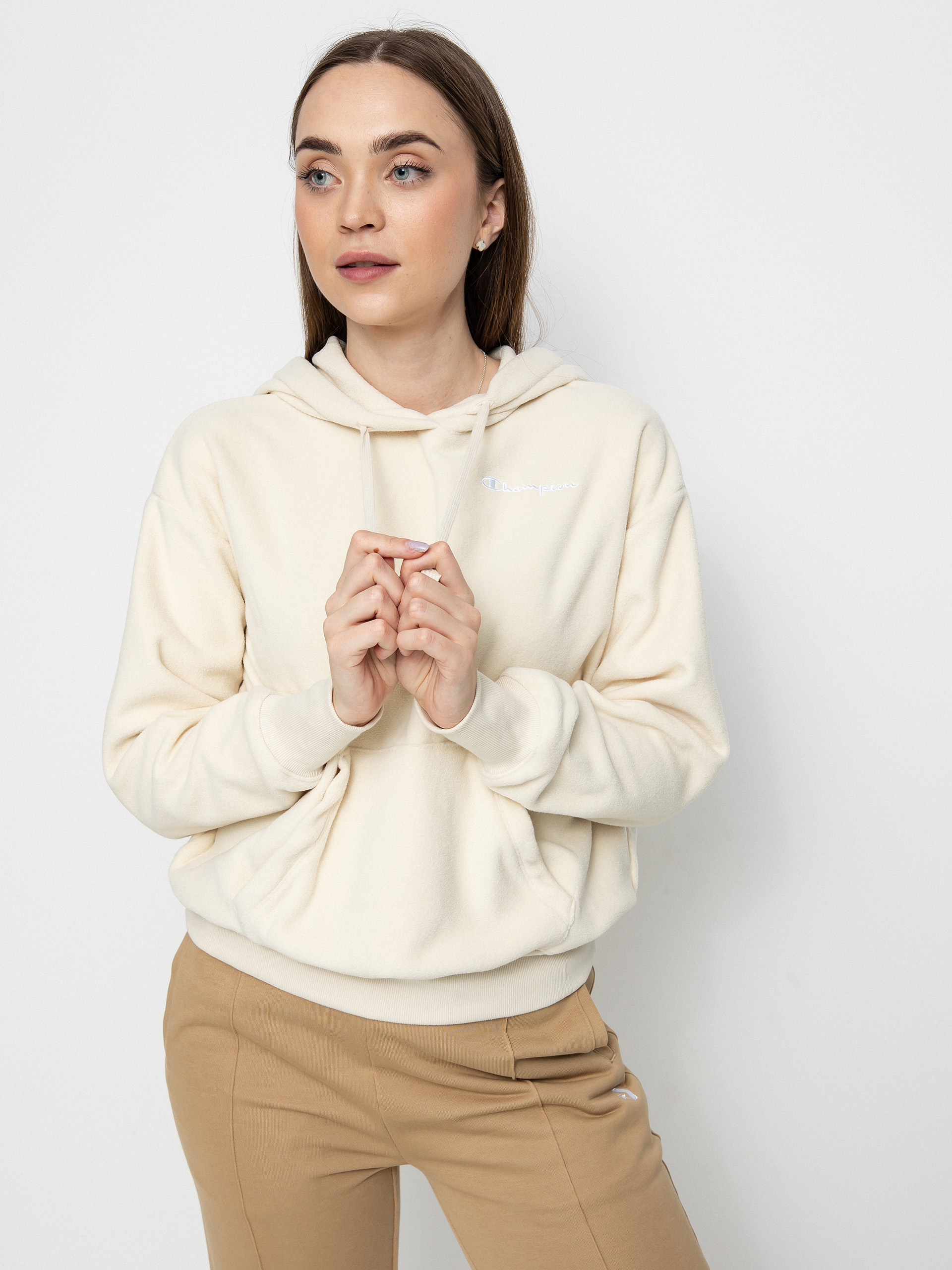 Champion Legacy Суитшърт с качулка Hooded Sweatshirt 115747 HD Wmn (cha)