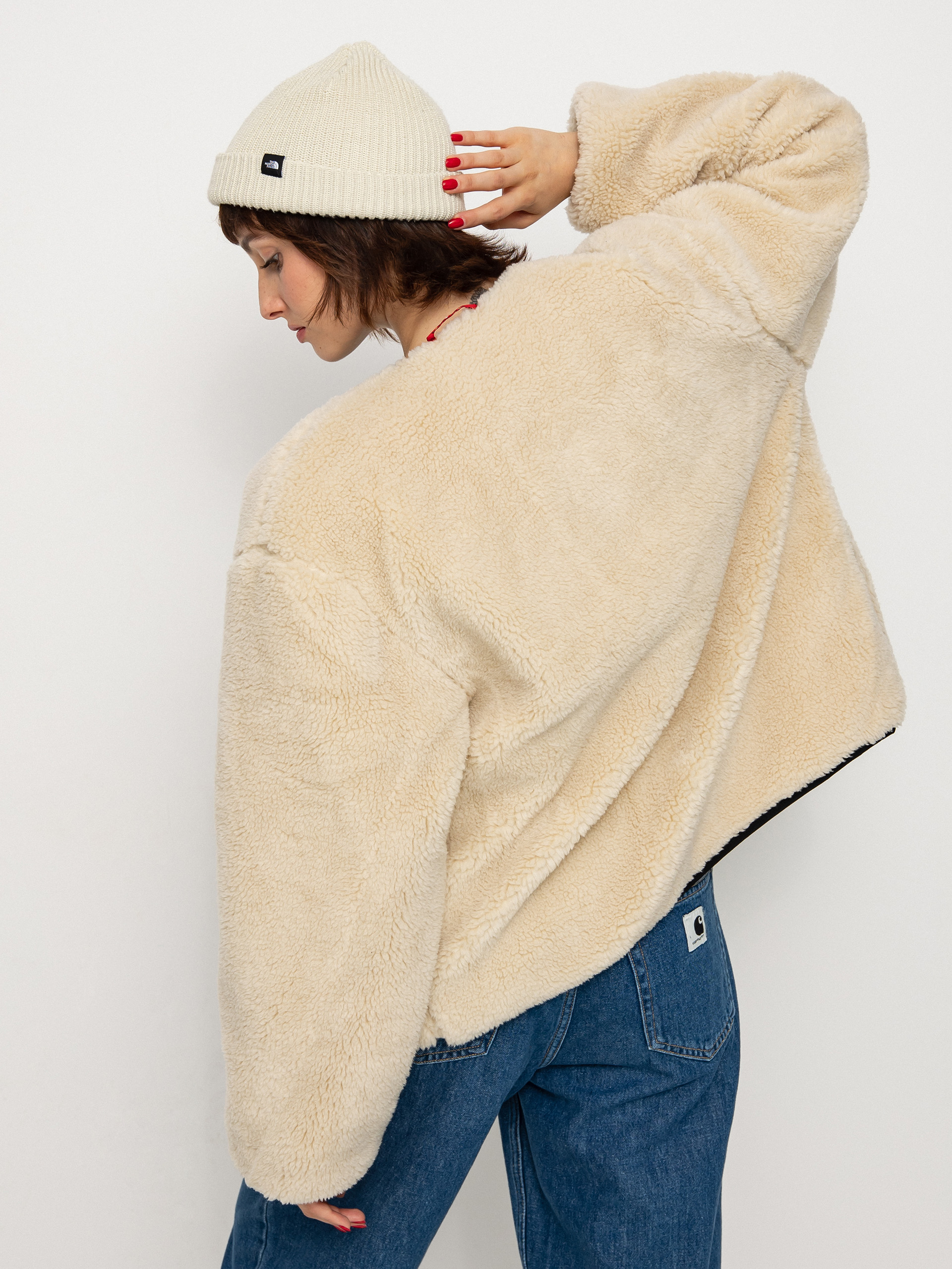 Brixton Яке Sherpa Reversible Padded Wmn (mars red praire floral)