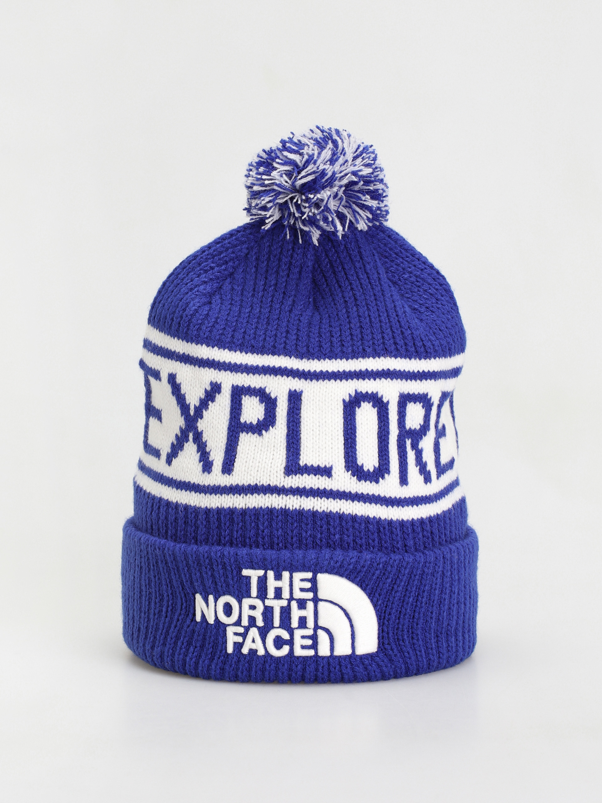 The North Face Шапка Retro TNF Pom - син (lapis blue)