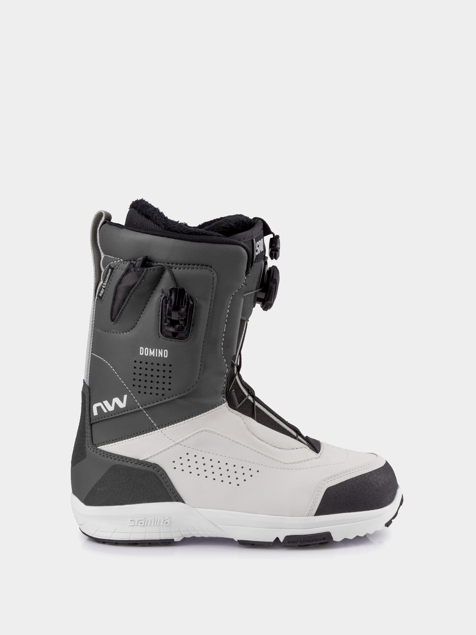 Дамско Сноуборд  обувки Northwave Domino Hybrid (white/dark grey)