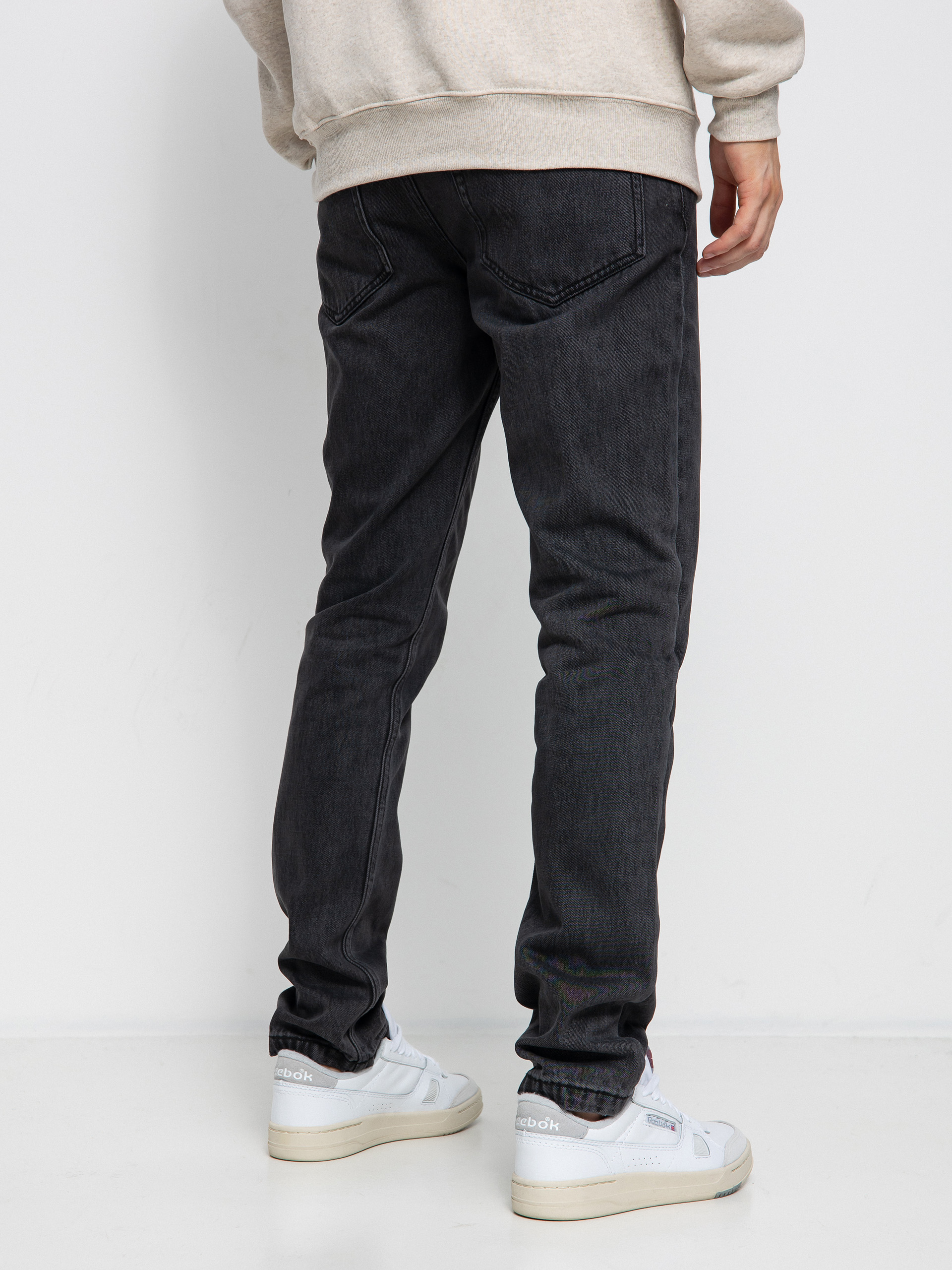 MassDnm Панталони Signature 2.0 Jeans Tapered Fit (black washed)