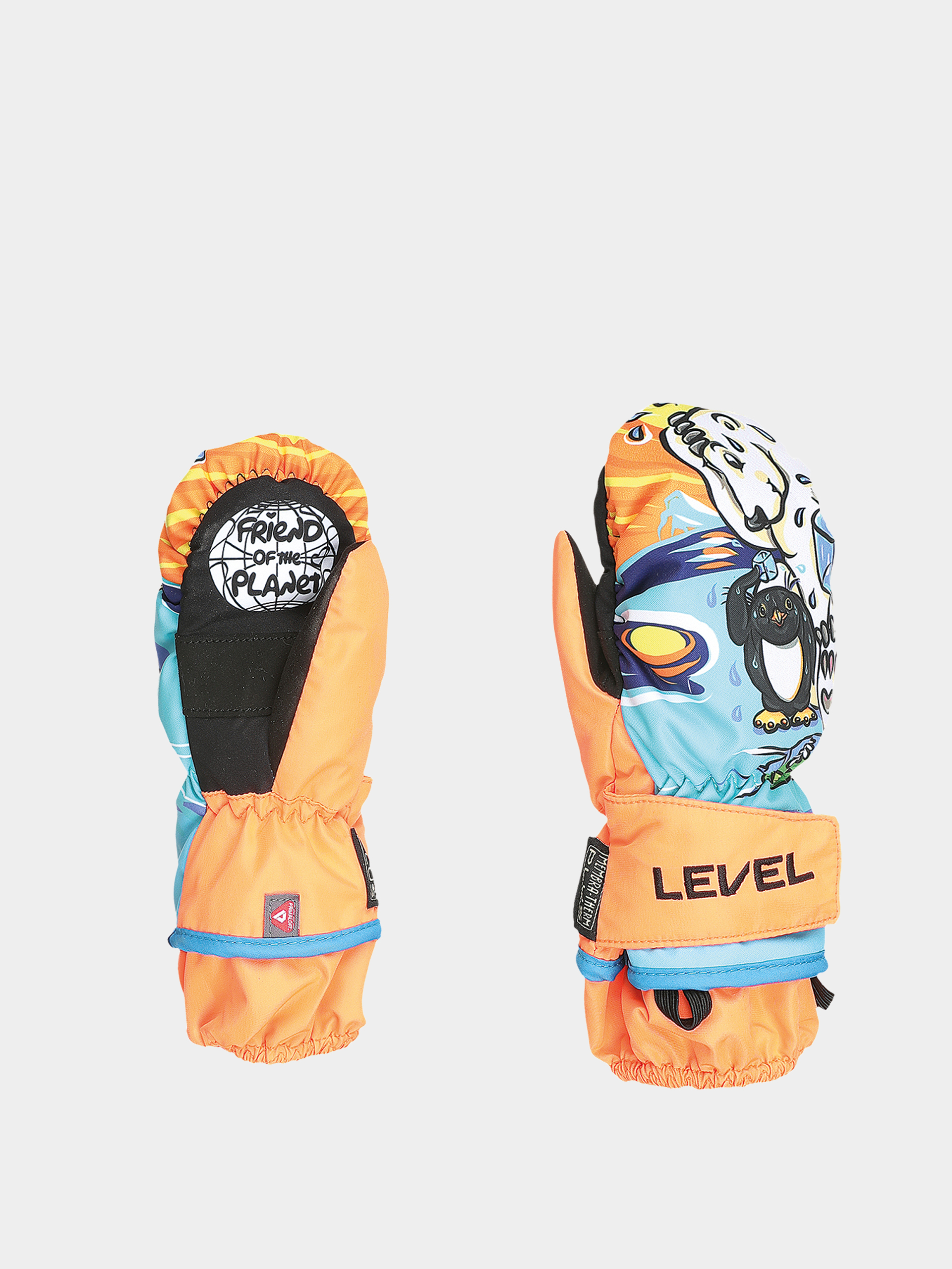 Level Ръкавици Animal Rec JR (orange)