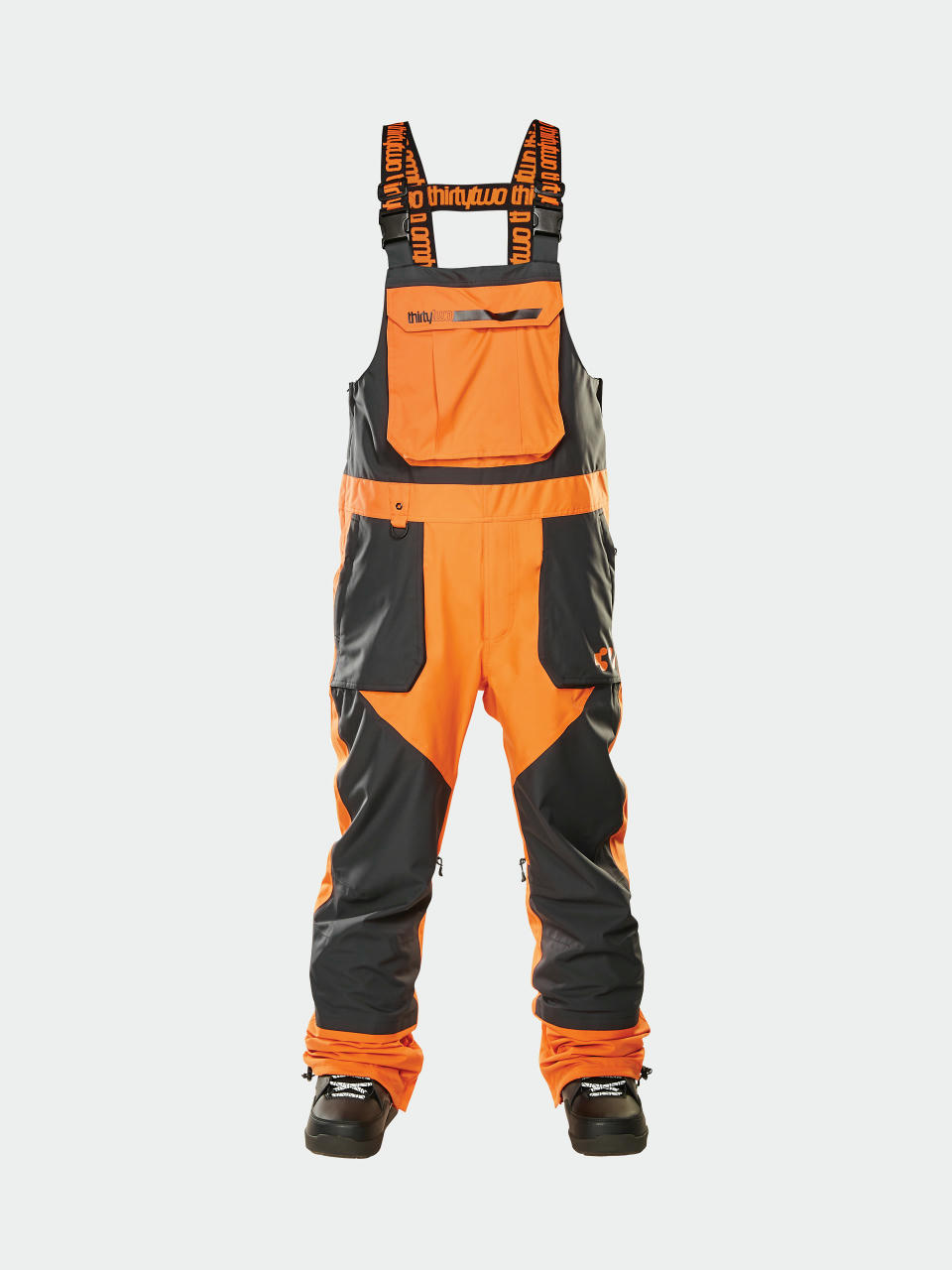 ThirtyTwo Сноуборд панталони Basement Bib (orange)