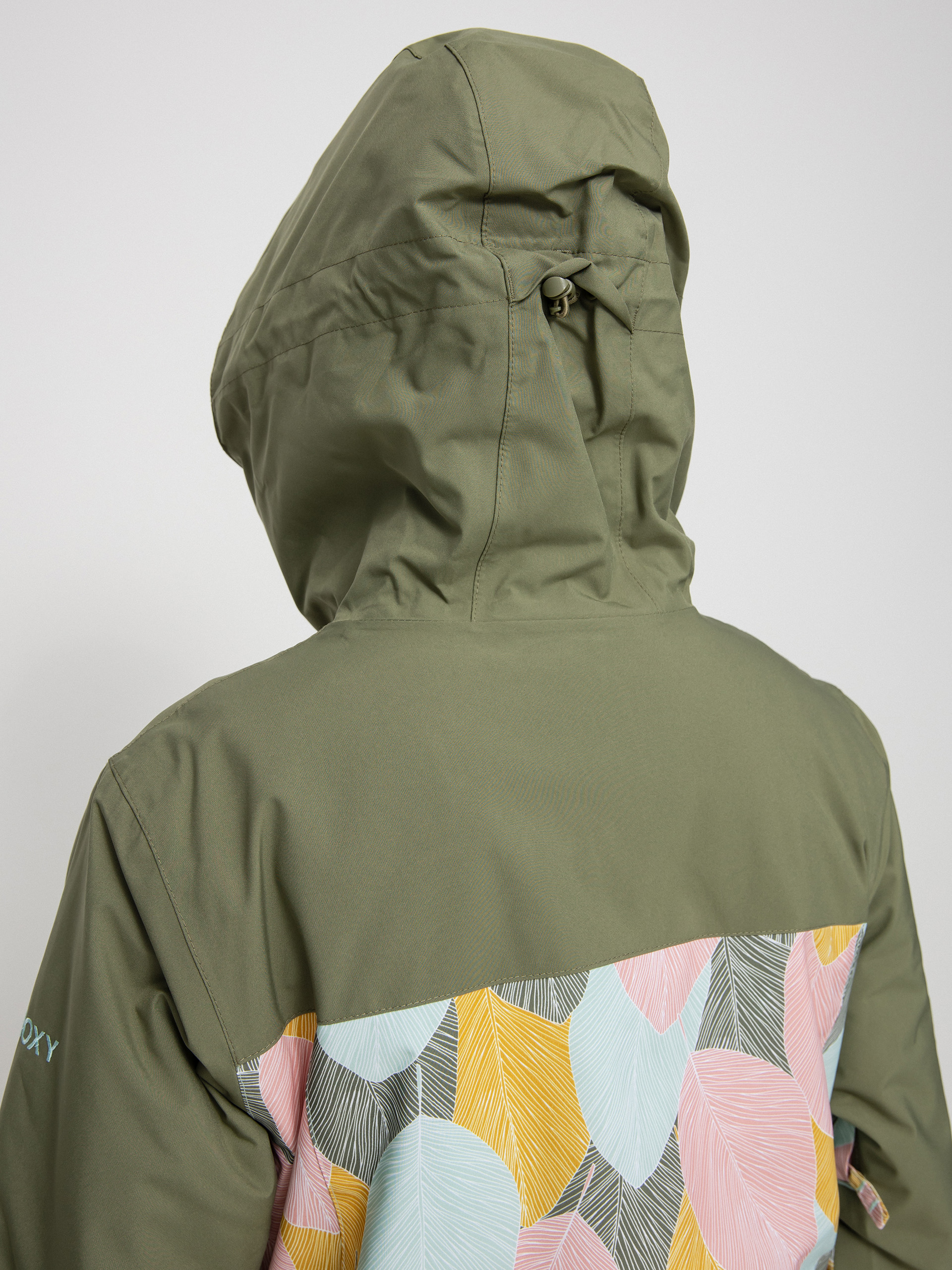 Дамска Roxy Сноуборд яке Galaxy Print Block (deep lichen green la palmeraie)